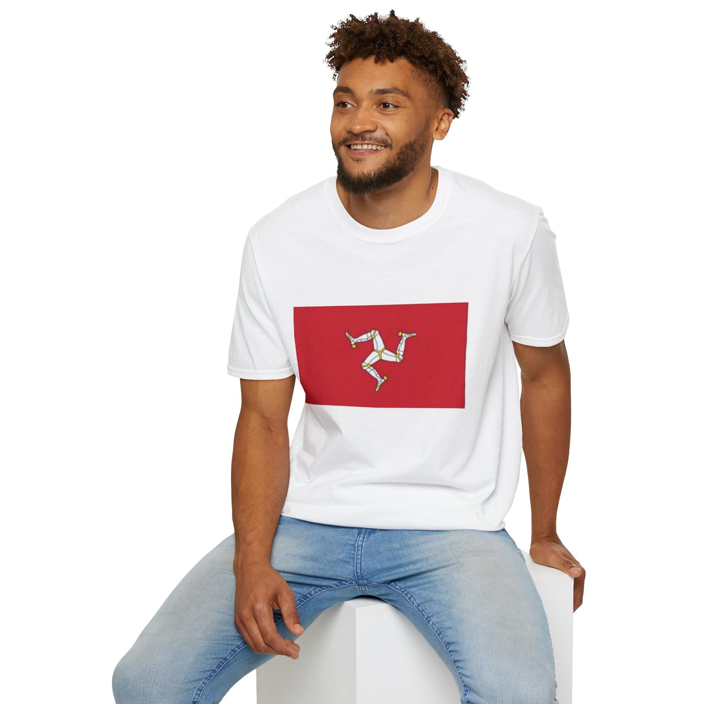 Unisex Softstyle T-Shirt -- Isle of Man