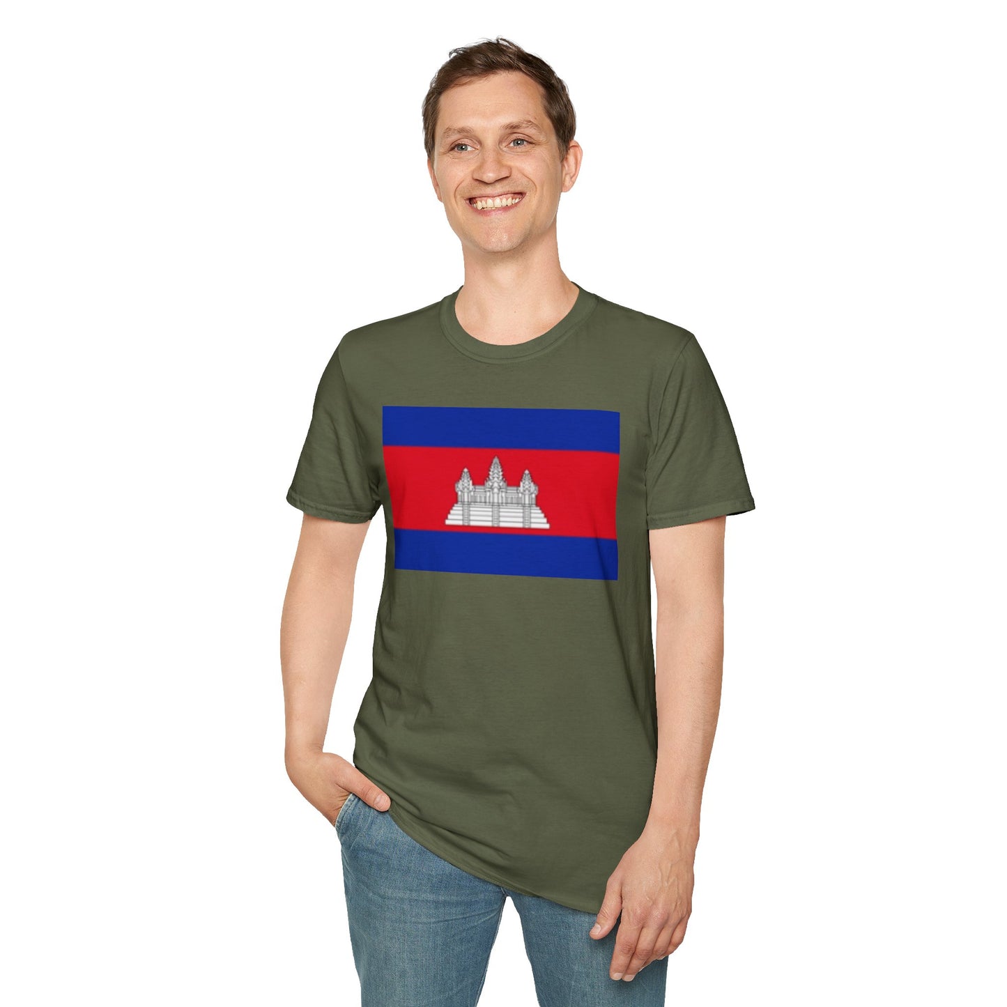 Unisex Softstyle T-Shirt -- Cambodia