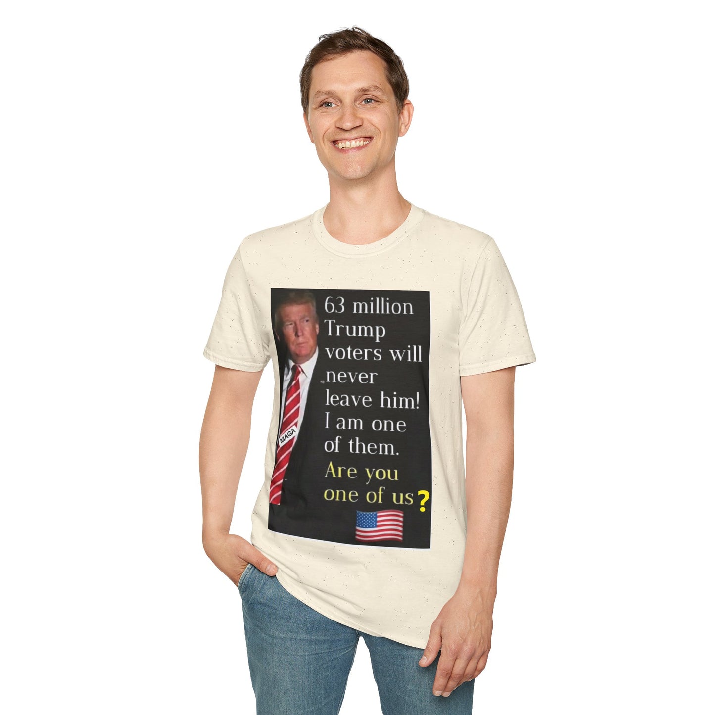 Unisex Softstyle T-Shirt -- Trump 2024