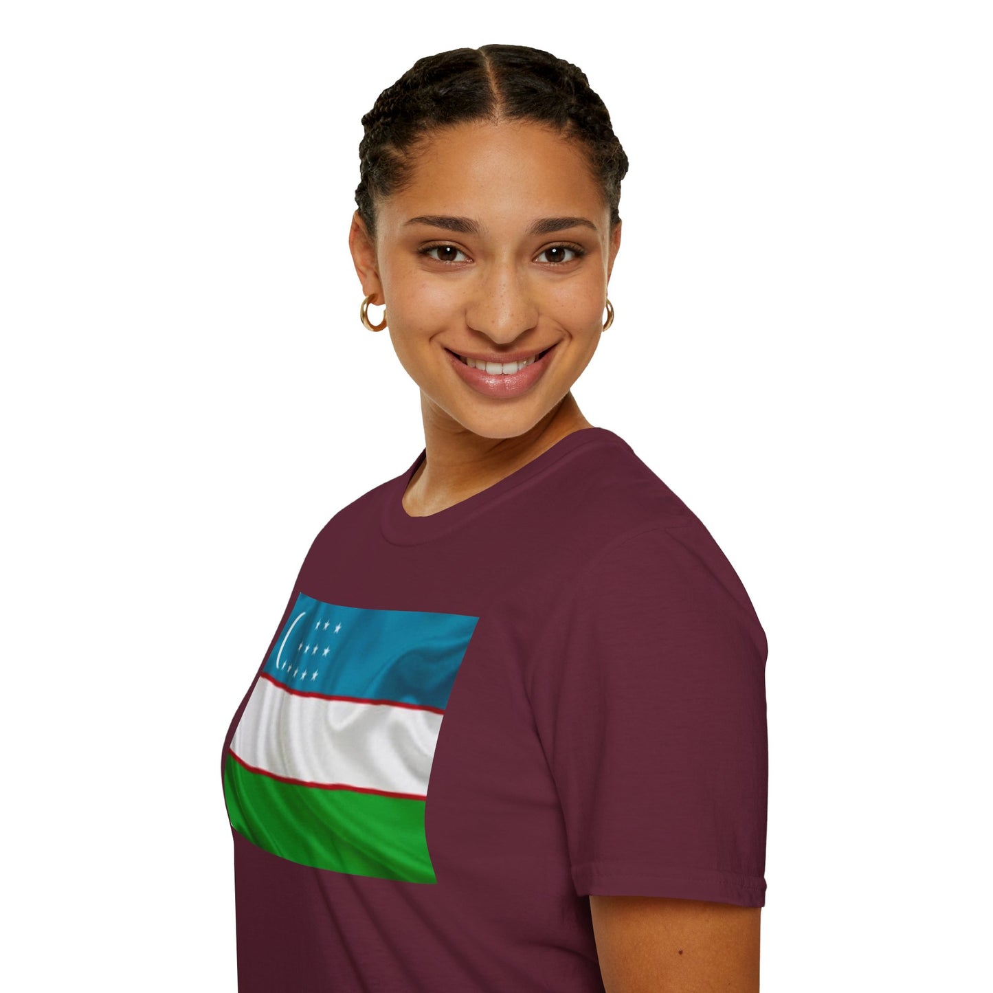 Unisex Softstyle T-Shirt -- Uzbekistan