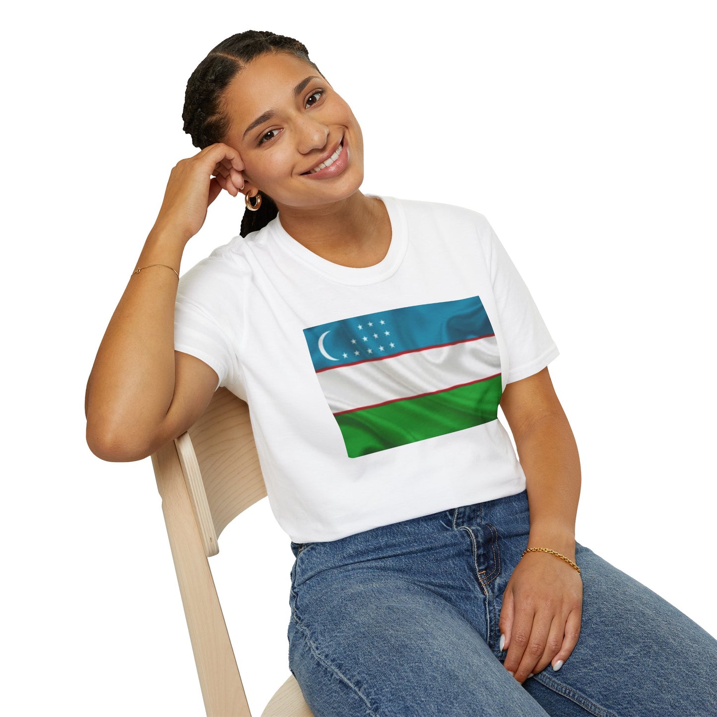 Unisex Softstyle T-Shirt -- Uzbekistan