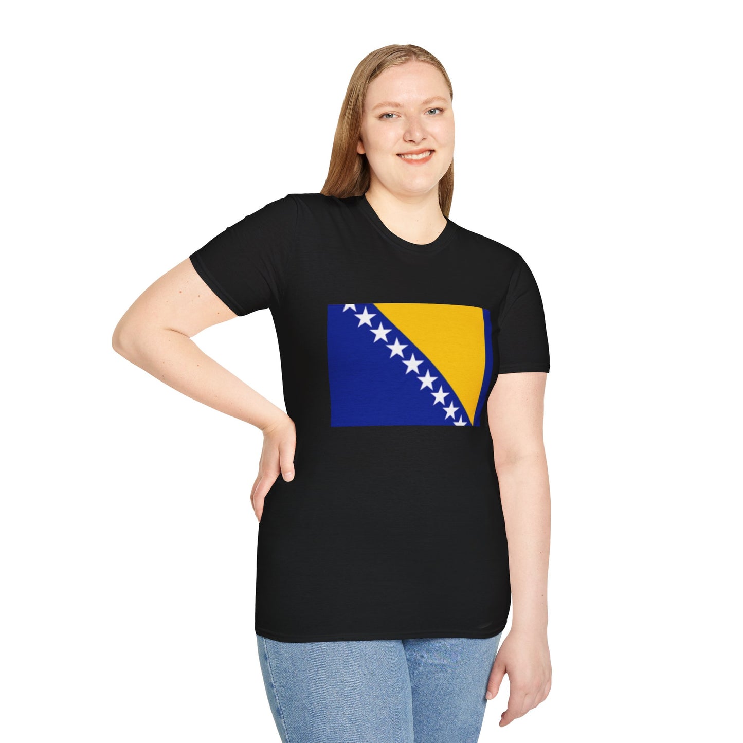 Unisex Softstyle T-Shirt -- Bosnia Herzegovina