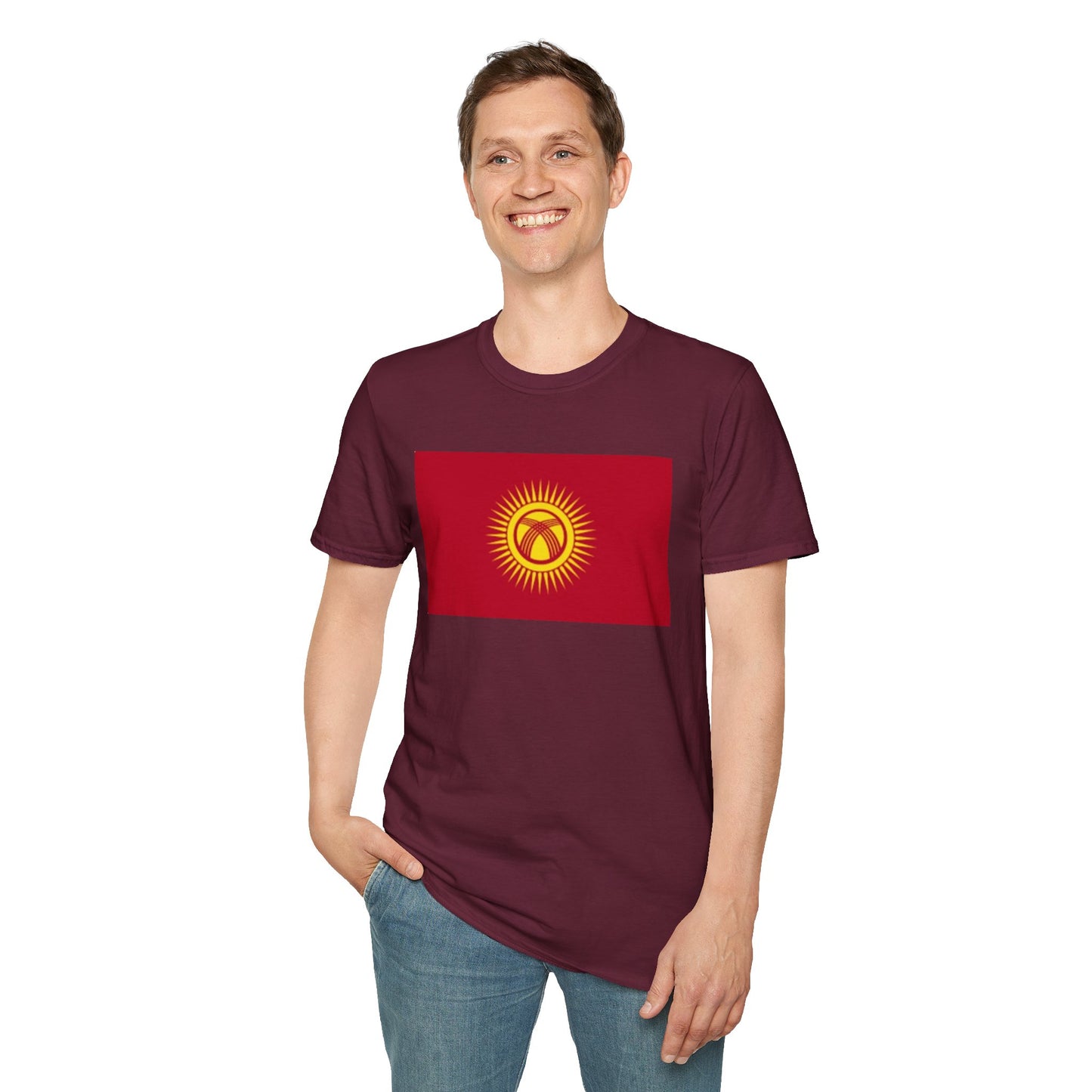 Unisex Softstyle T-Shirt -- Kyrgyzstan