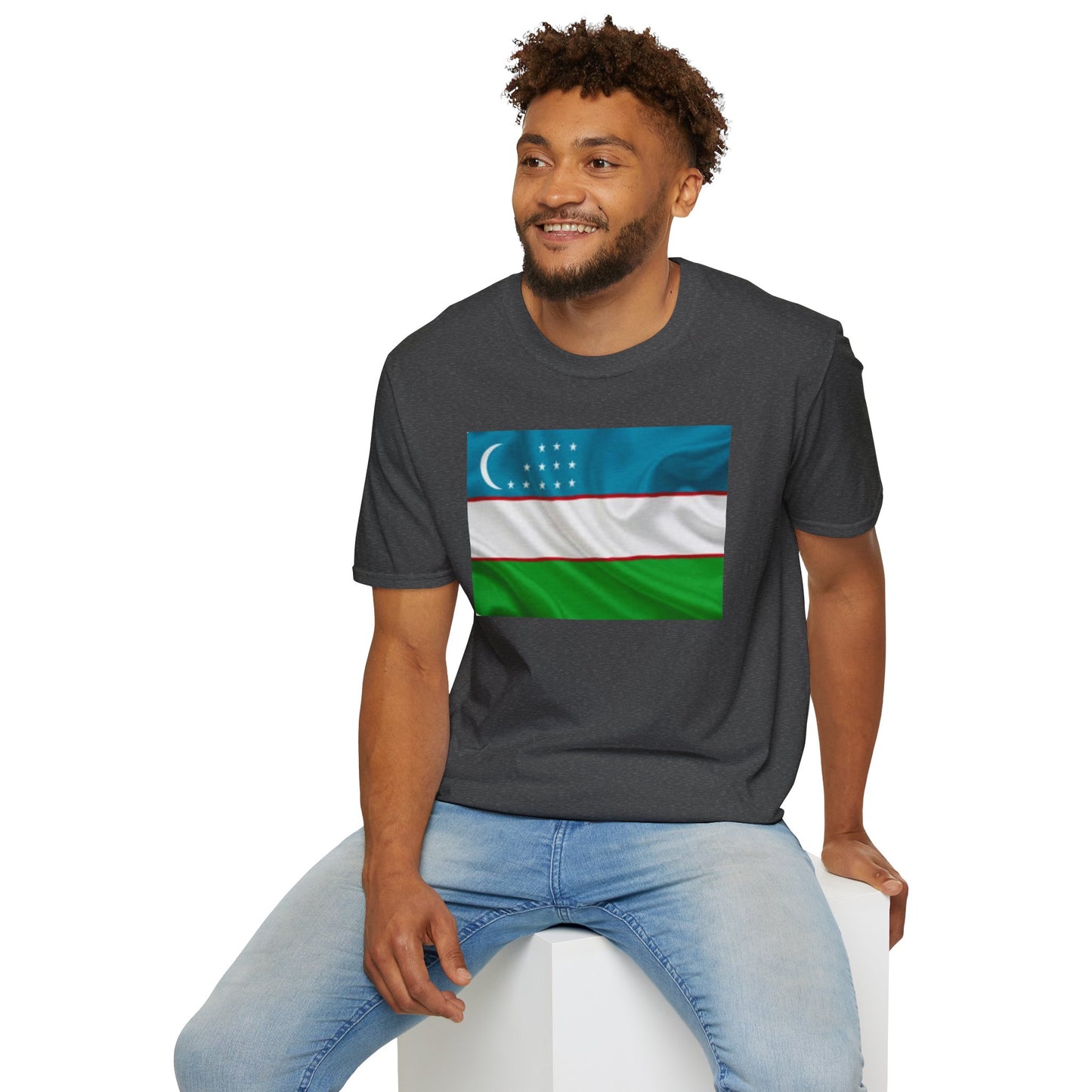Unisex Softstyle T-Shirt -- Uzbekistan