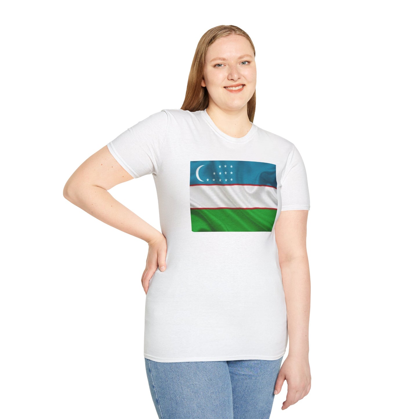 Unisex Softstyle T-Shirt -- Uzbekistan