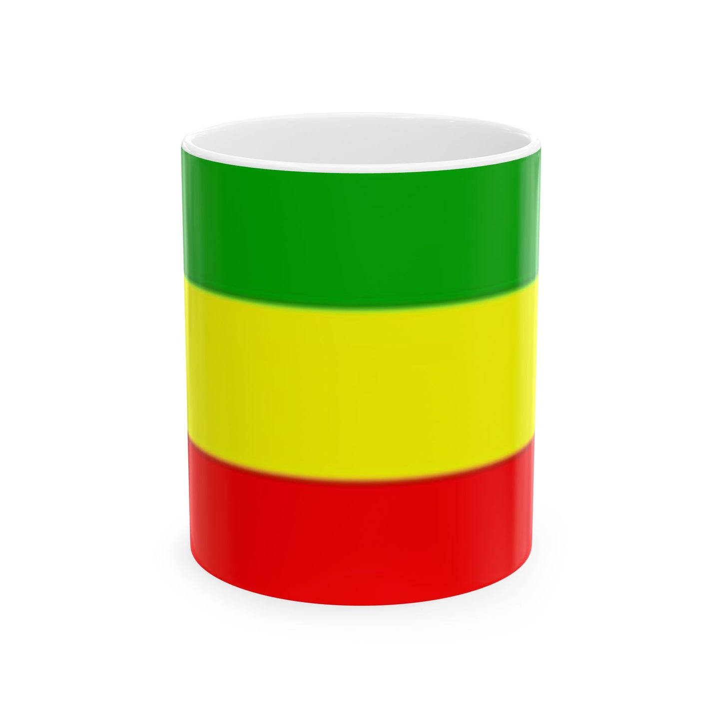 Ceramic Mug 11oz -- Ethiopan Flag no Star