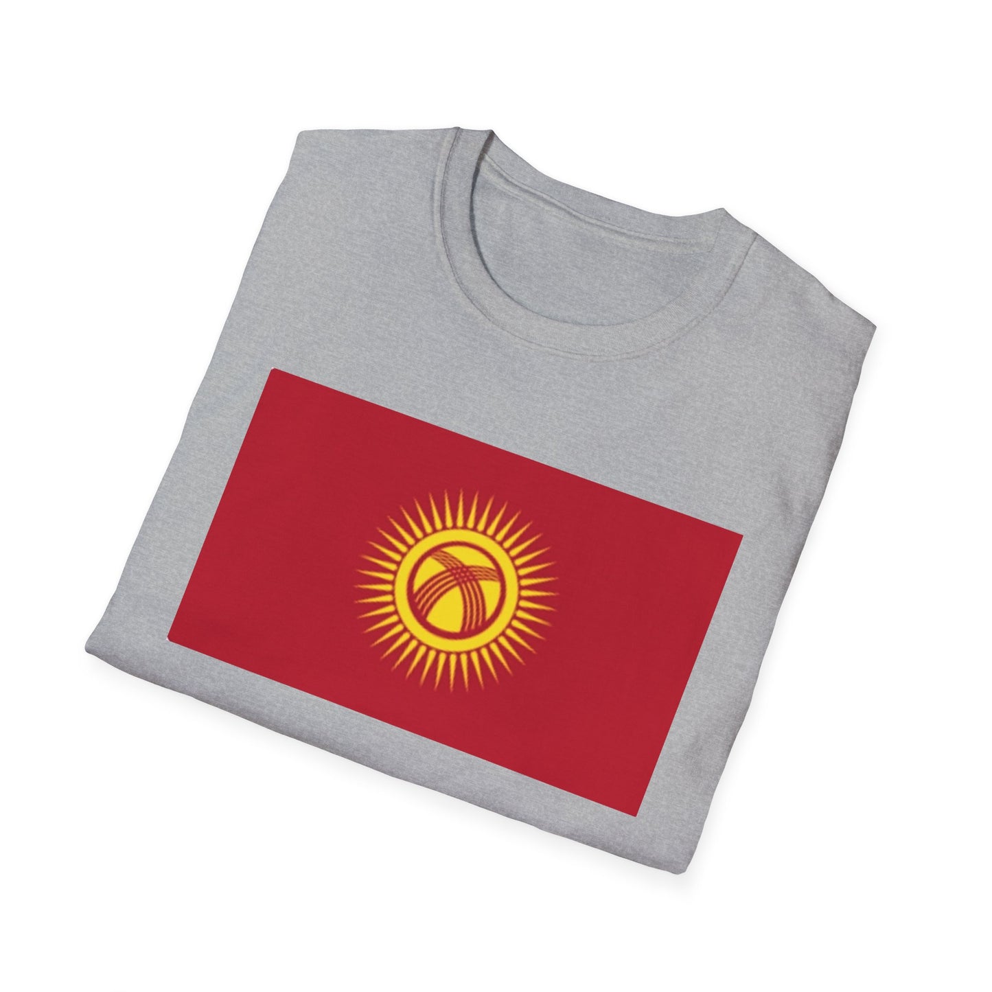 Unisex Softstyle T-Shirt -- Kyrgyzstan