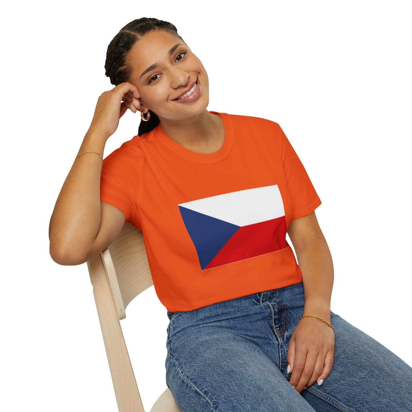 Unisex Softstyle T-Shirt -- Czechia
