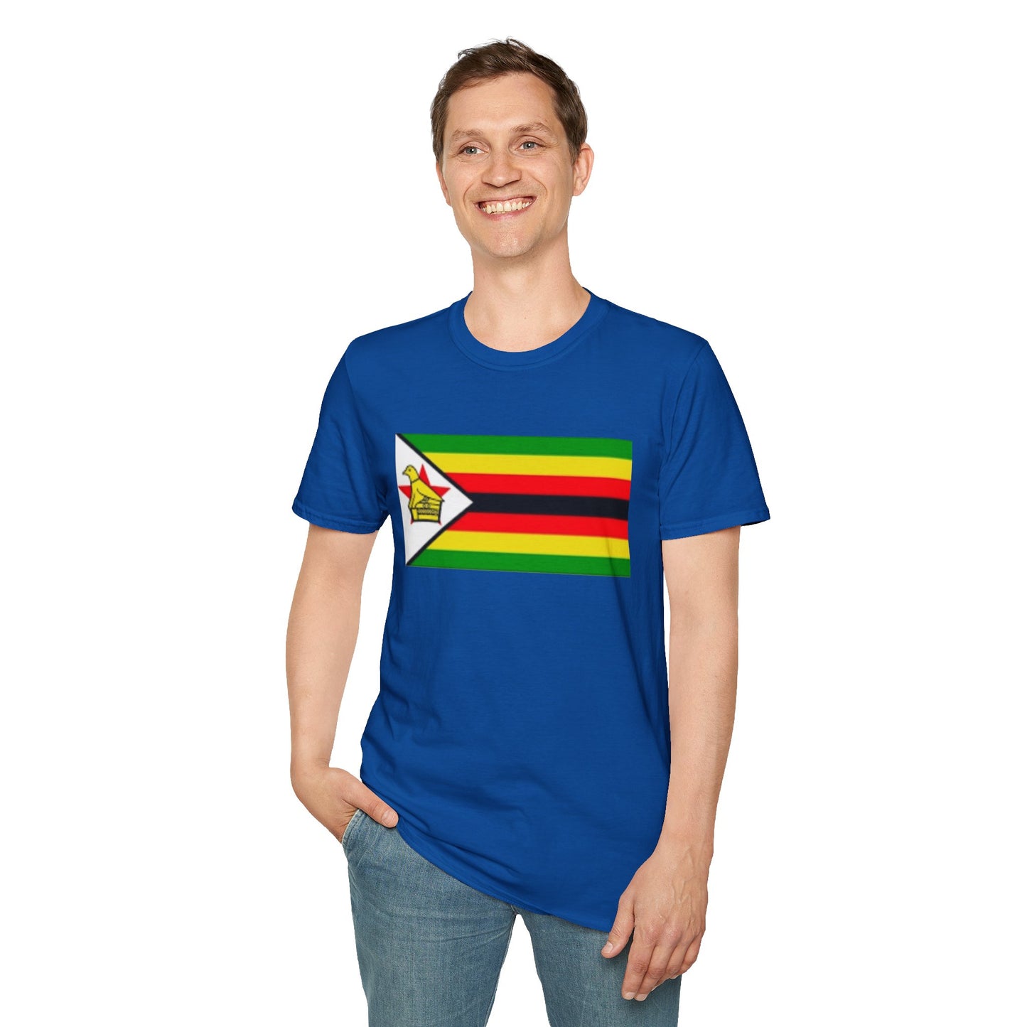 Unisex Softstyle T-Shirt -- Zimbabwe