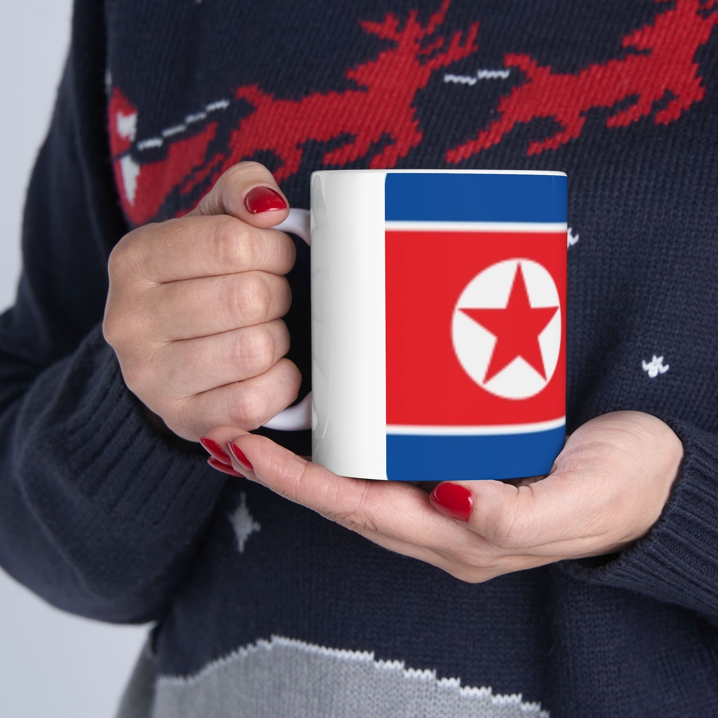 Ceramic Mug 11oz -- North Korea