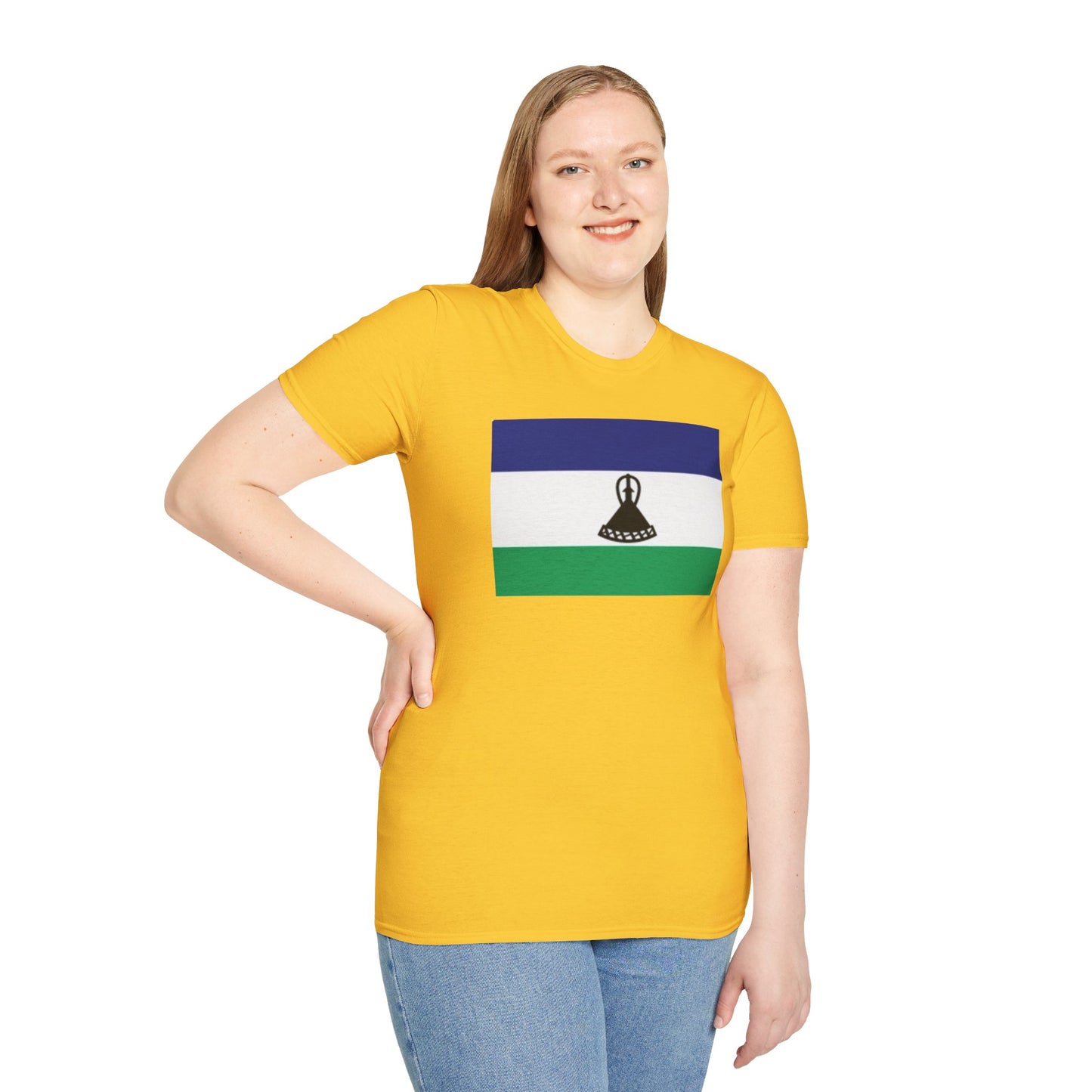 Unisex Softstyle T-Shirt -- Lesotho