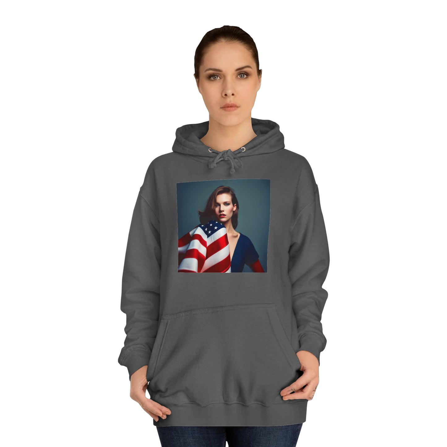 Unisex College Hoodie USA