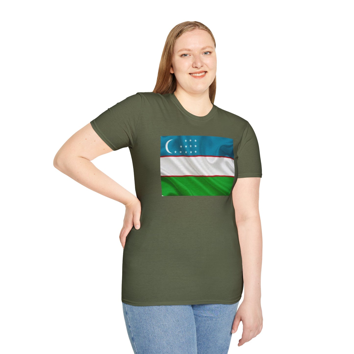 Unisex Softstyle T-Shirt -- Uzbekistan