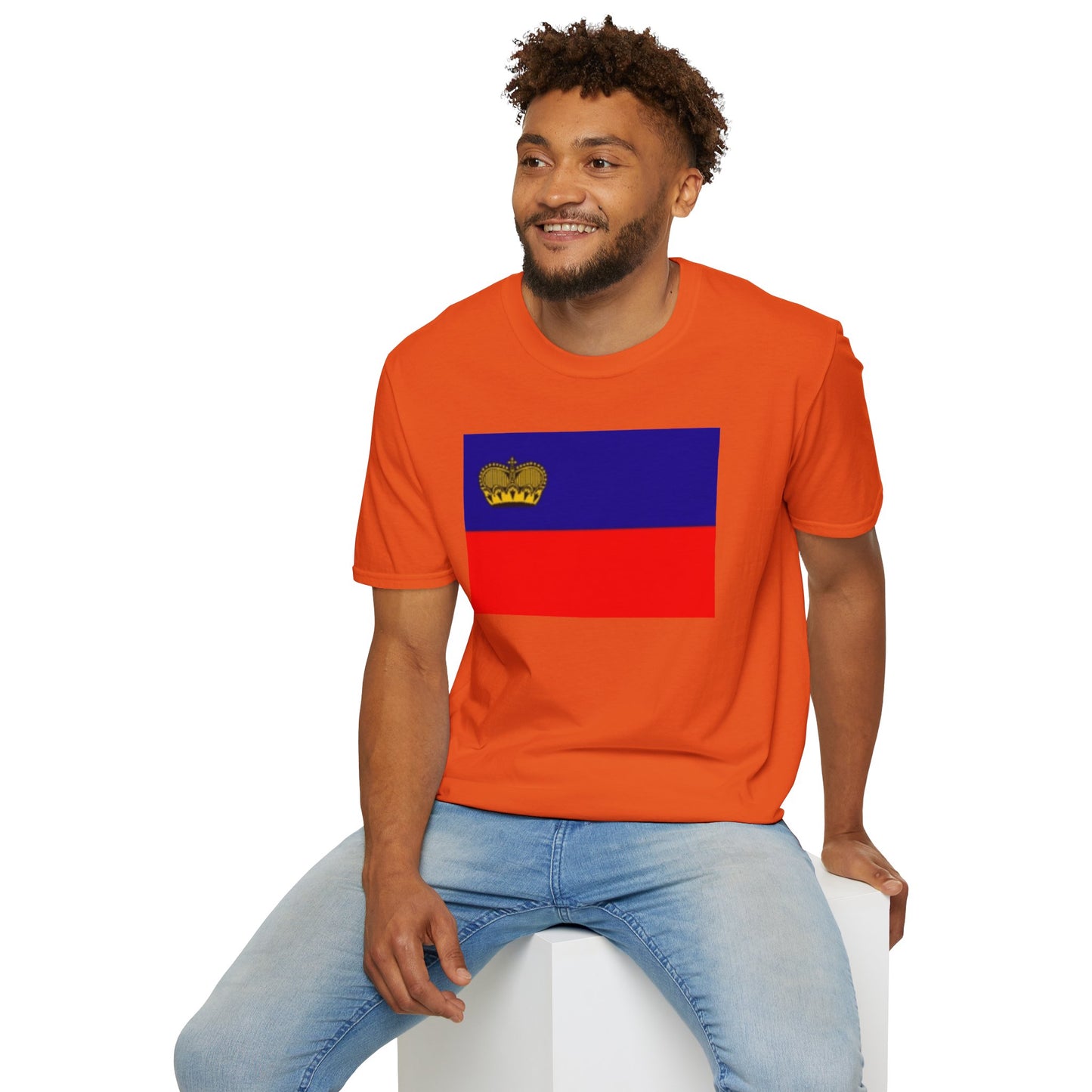Unisex Softstyle T-Shirt -- Liechtenstein