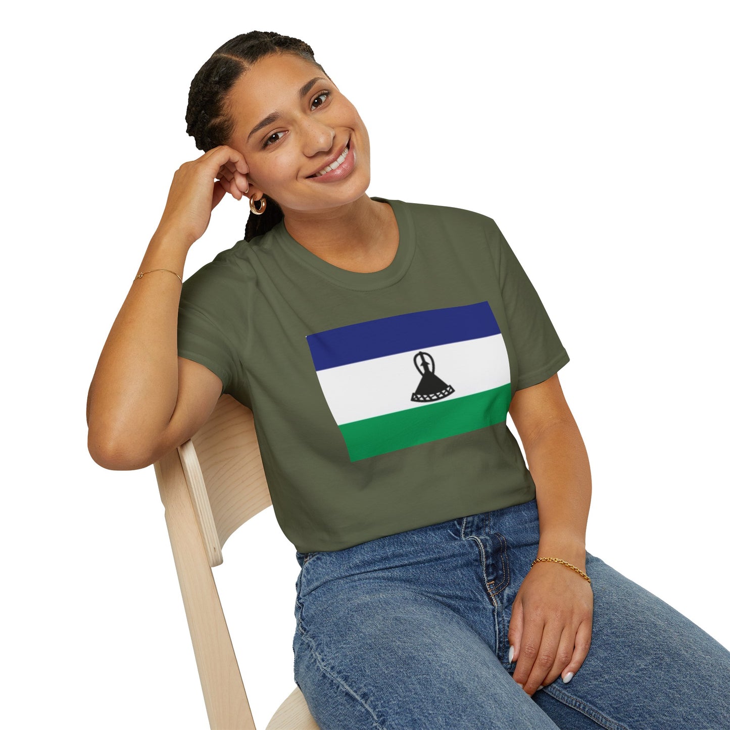 Unisex Softstyle T-Shirt -- Lesotho