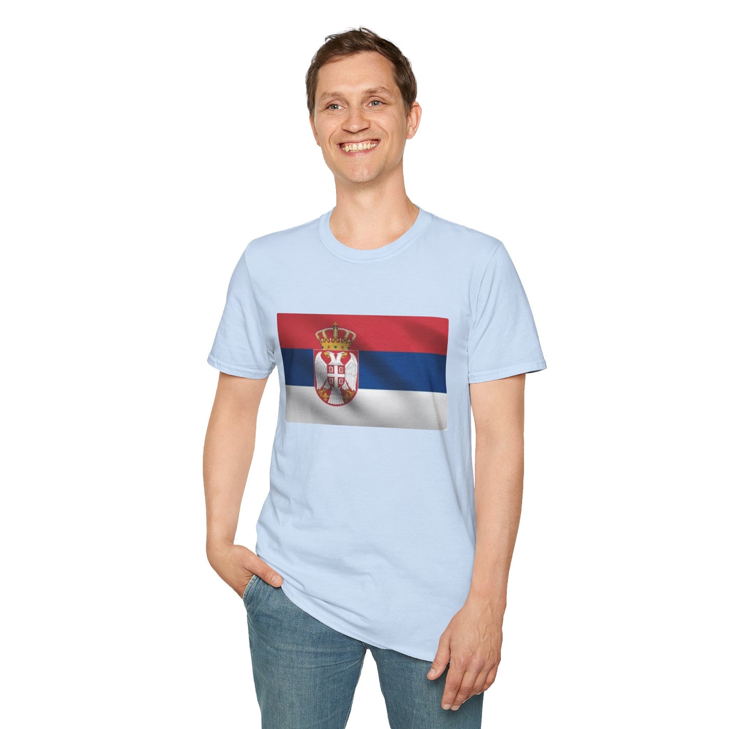 Unisex Softstyle T-Shirt -- Serbia