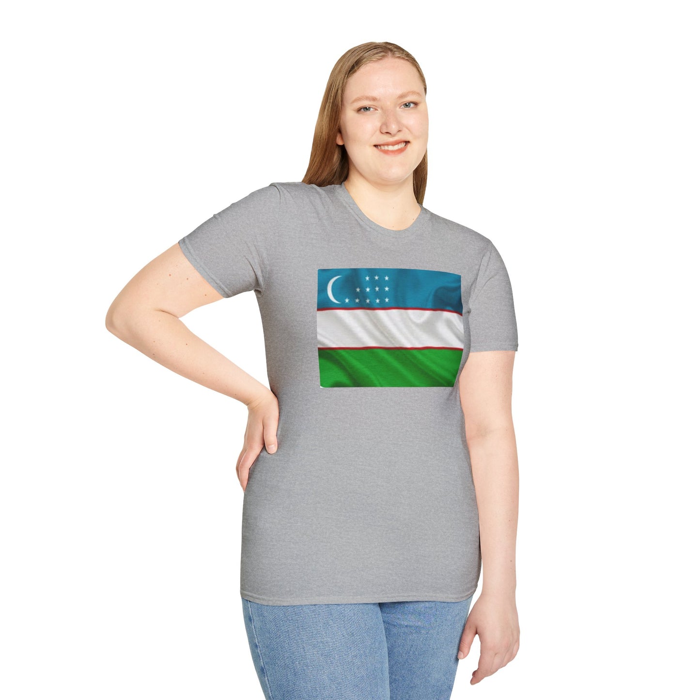 Unisex Softstyle T-Shirt -- Uzbekistan