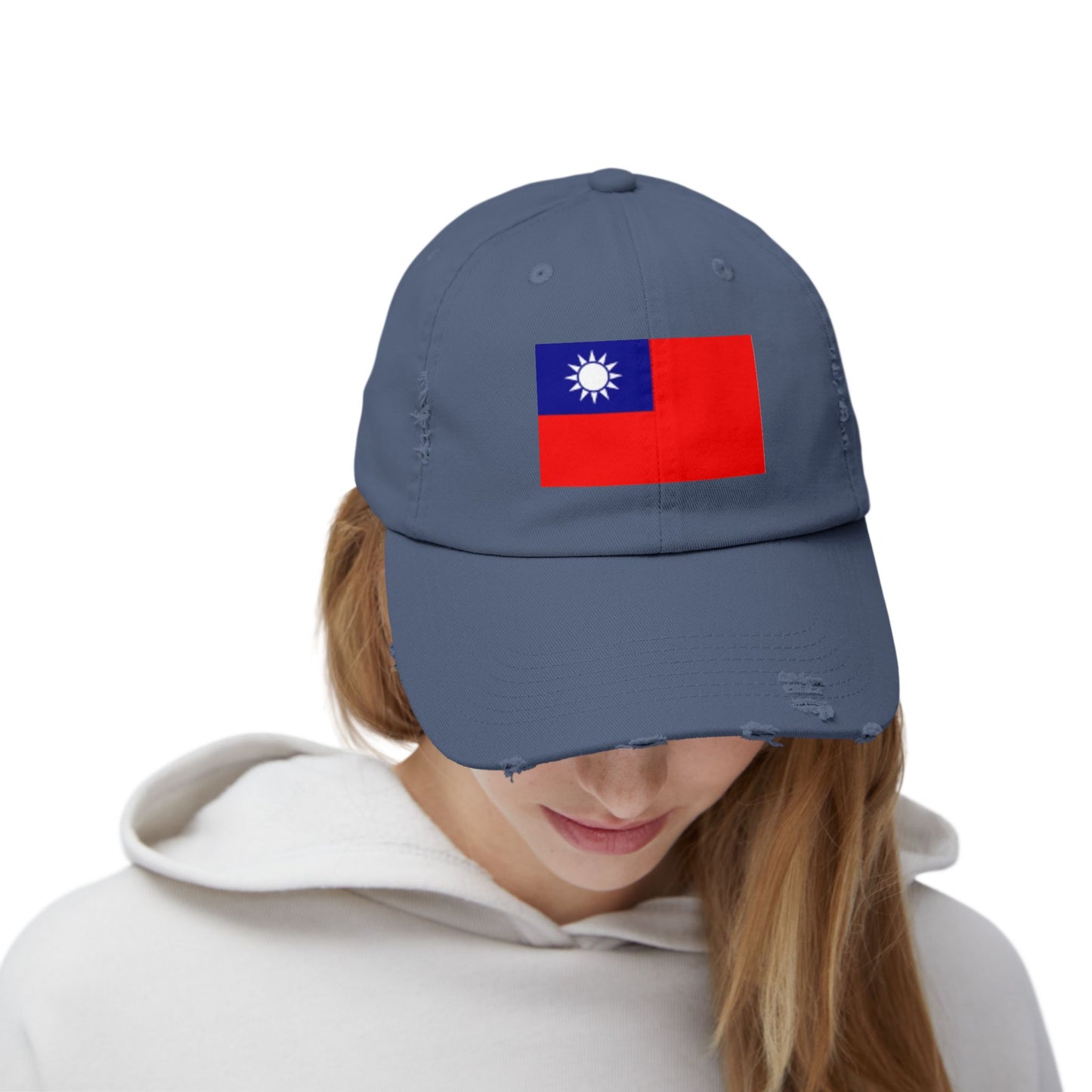 Unisex Distressed Cap -- Taiwan