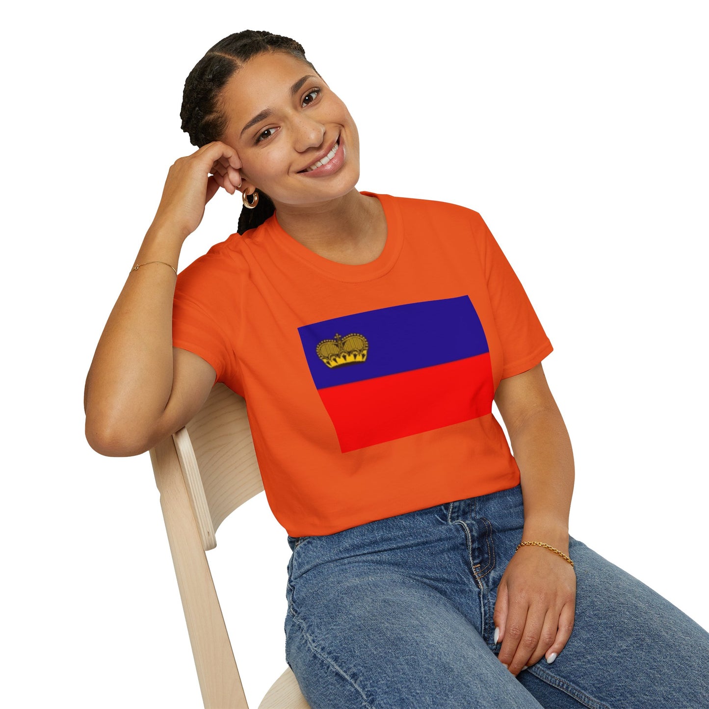 Unisex Softstyle T-Shirt -- Liechtenstein