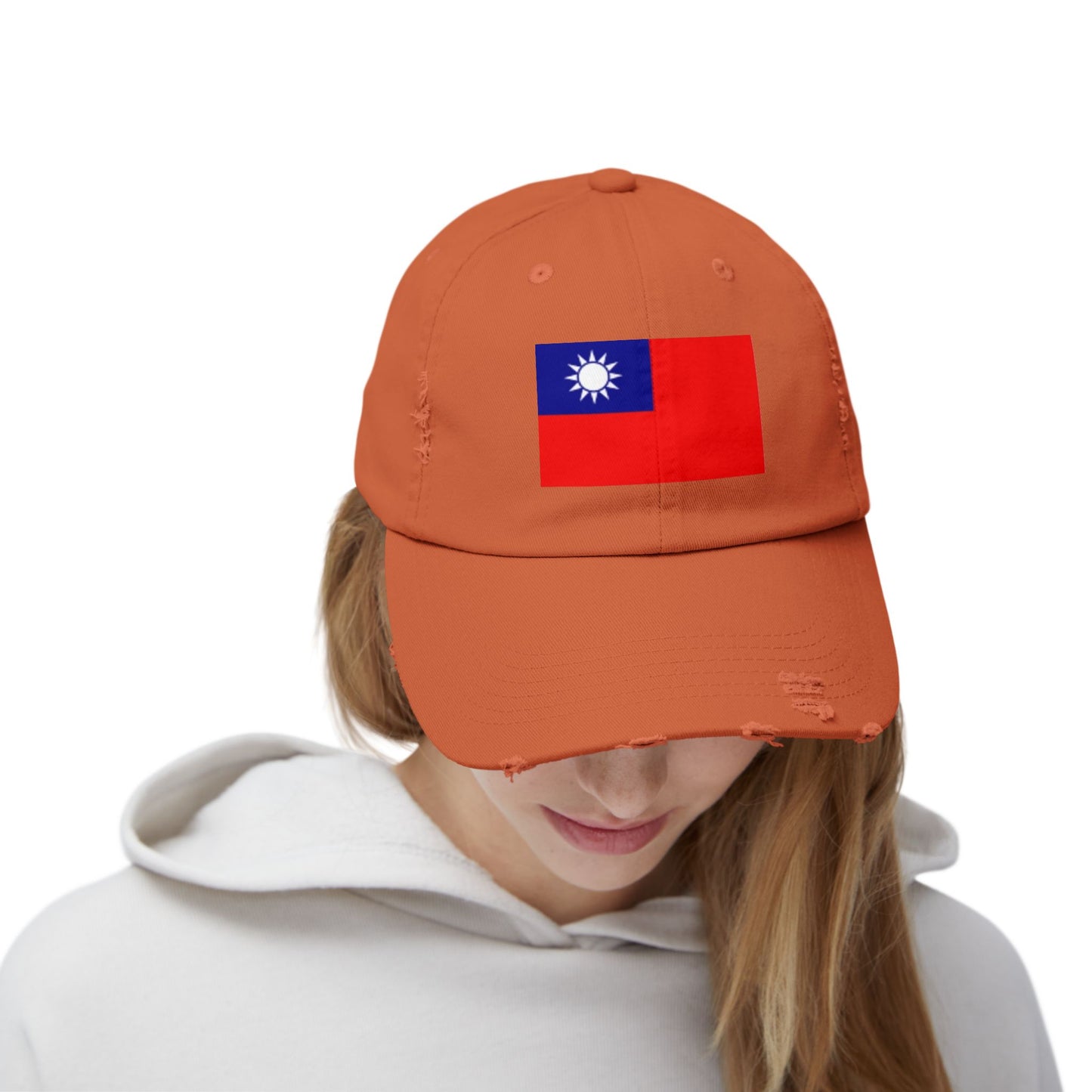Unisex Distressed Cap -- Taiwan