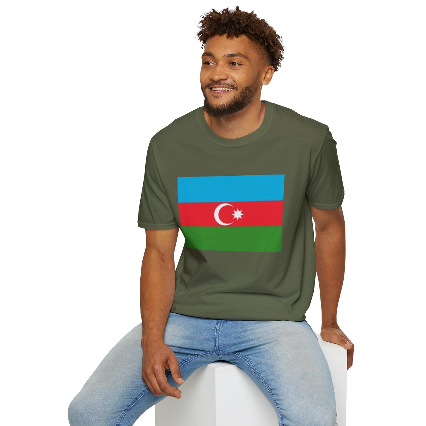 Unisex Softstyle T-Shirt -- Azerbaijan