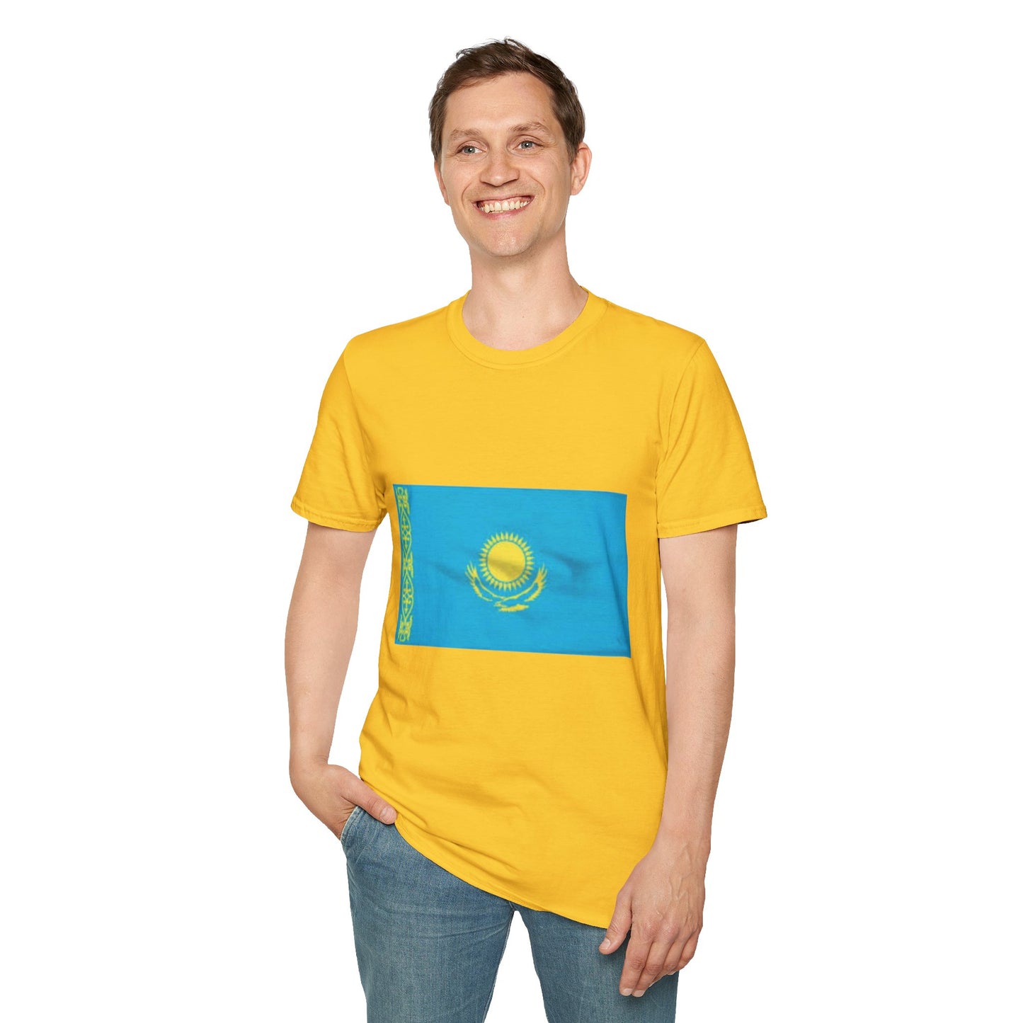 Unisex Softstyle T-Shirt -- Kazakhstan