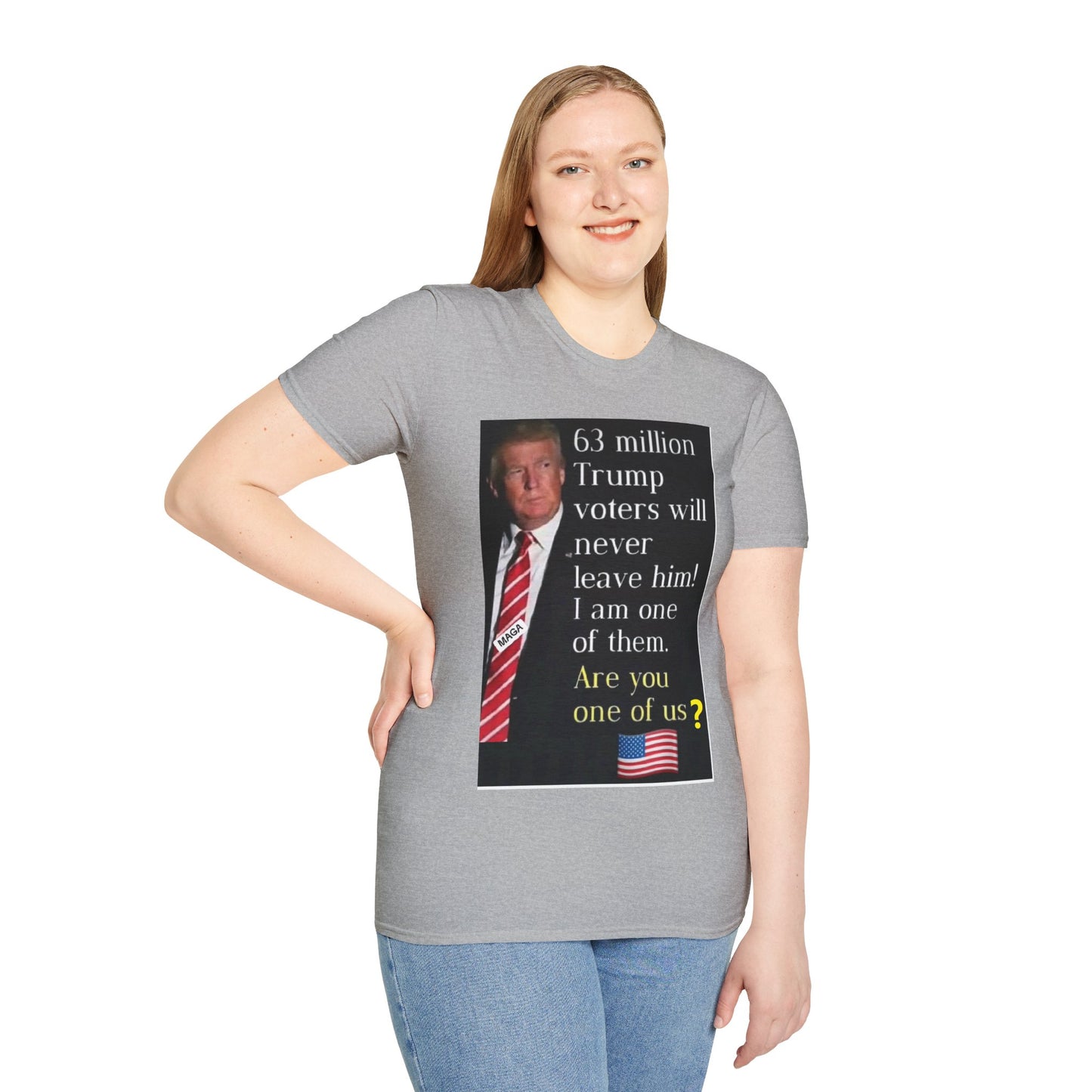 Unisex Softstyle T-Shirt -- Trump 2024