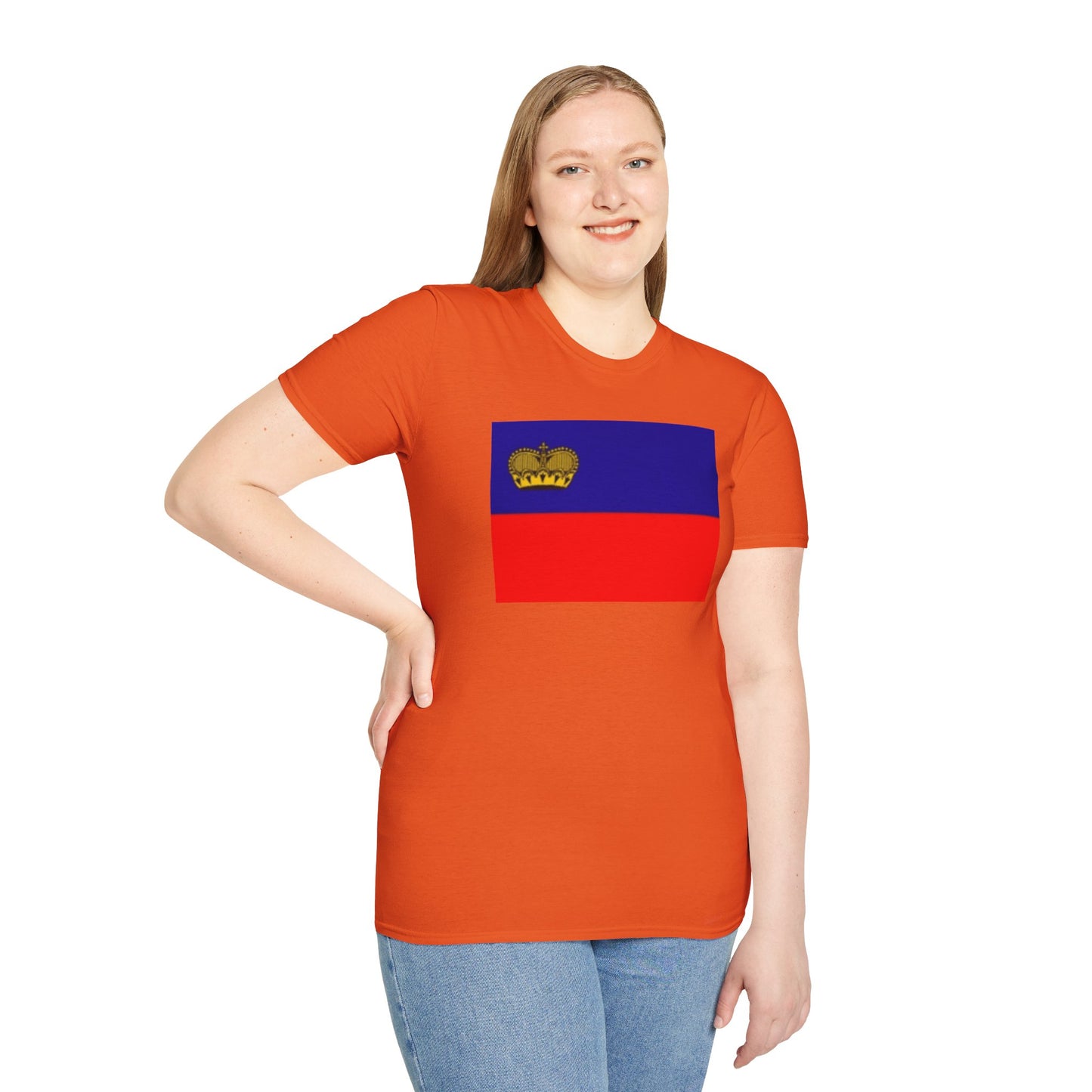Unisex Softstyle T-Shirt -- Liechtenstein