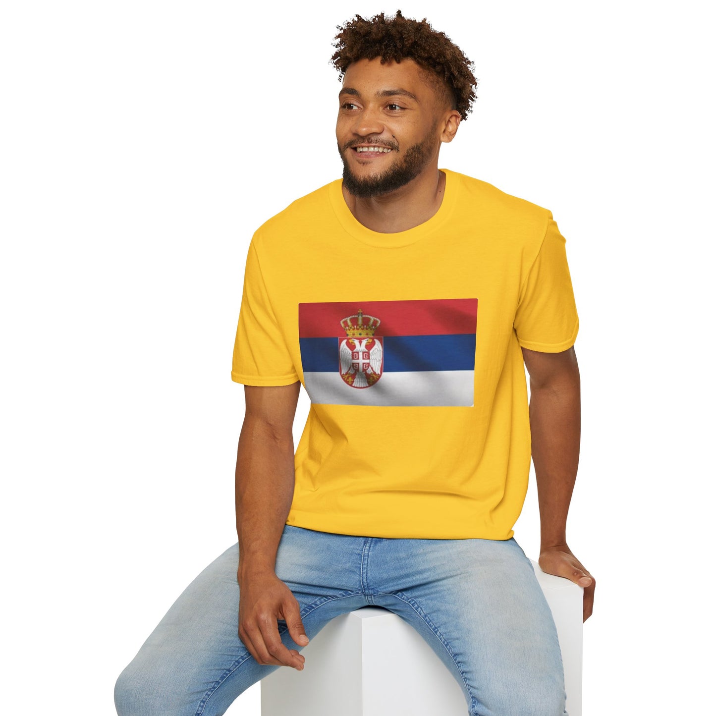 Unisex Softstyle T-Shirt -- Serbia