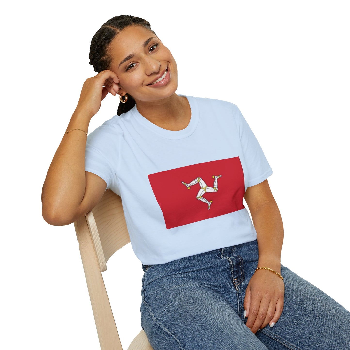 Unisex Softstyle T-Shirt -- Isle of Man