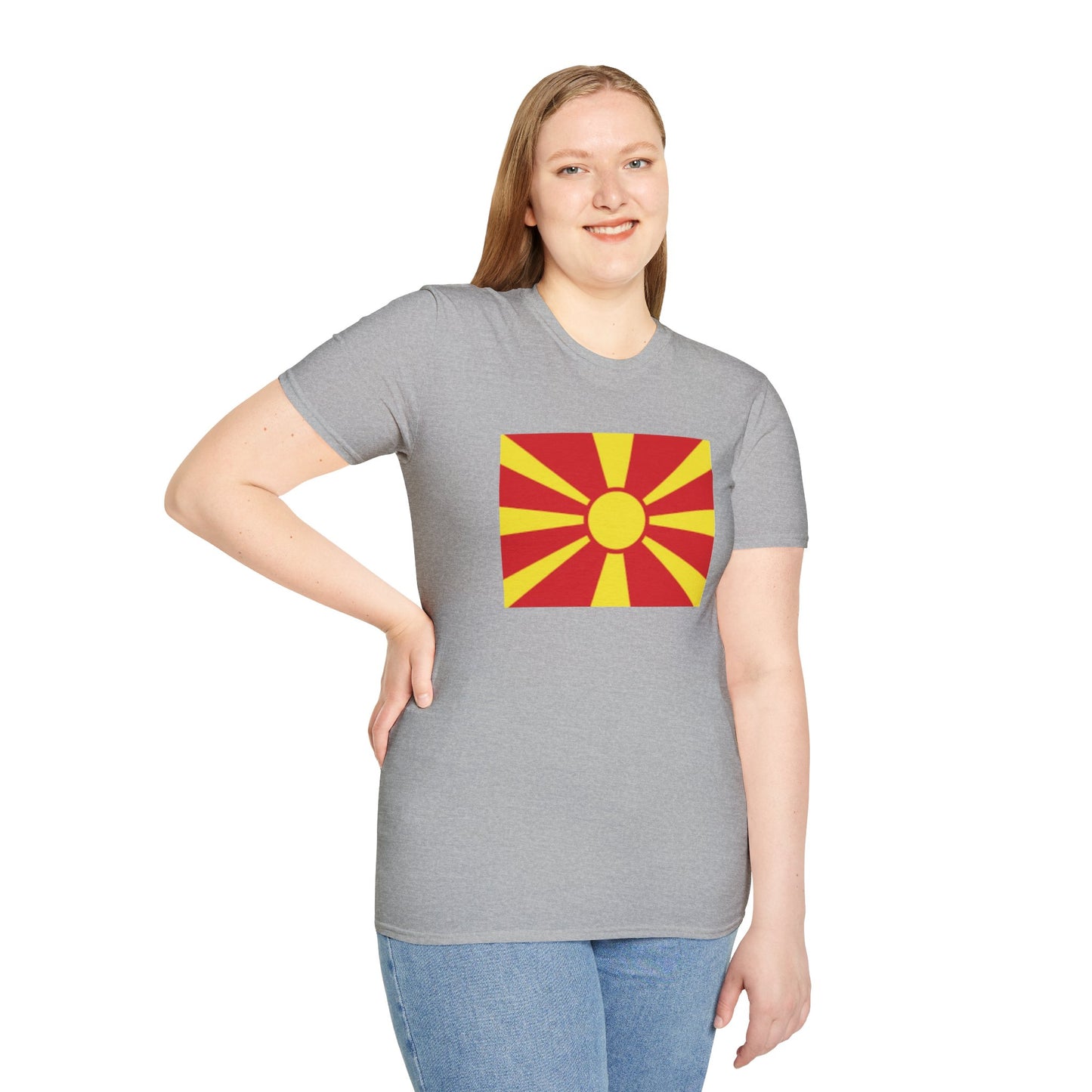 Unisex Softstyle T-Shirt -- North Macedonia
