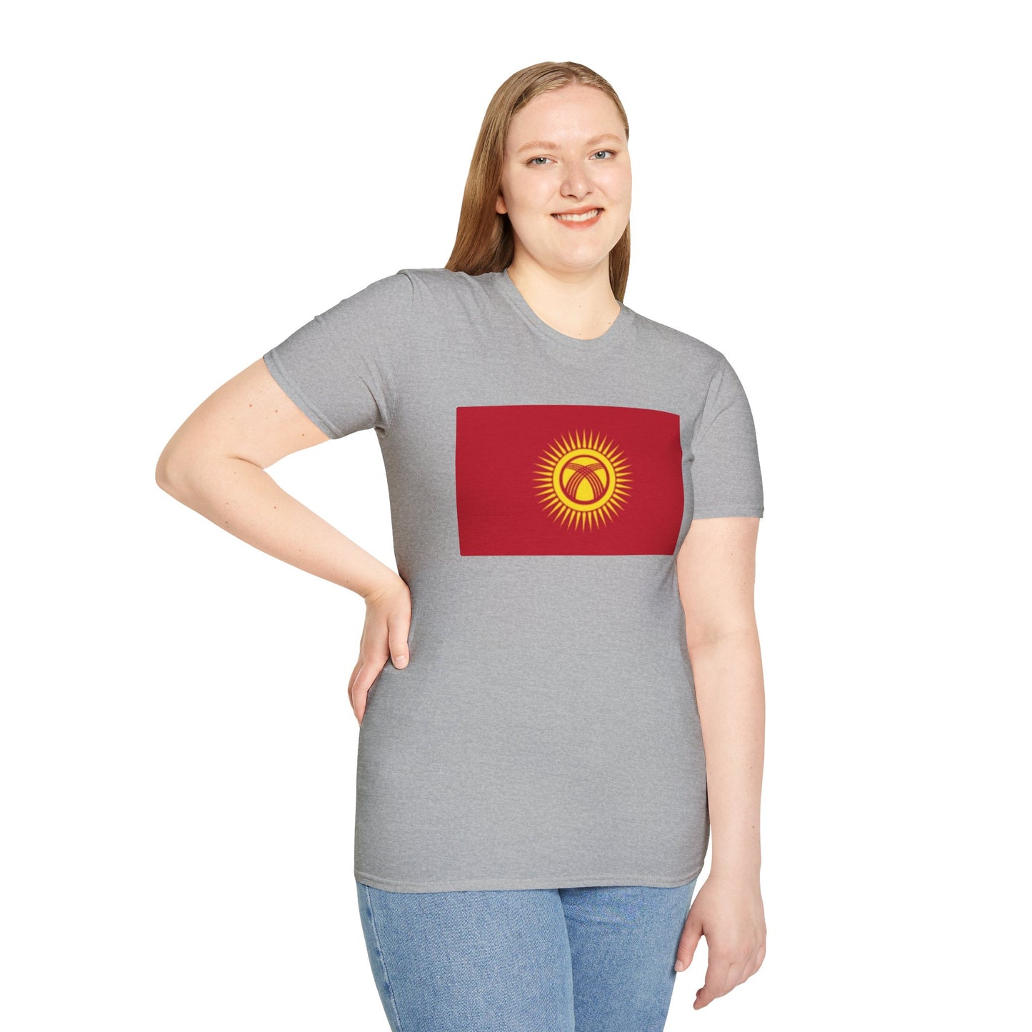 Unisex Softstyle T-Shirt -- Kyrgyzstan
