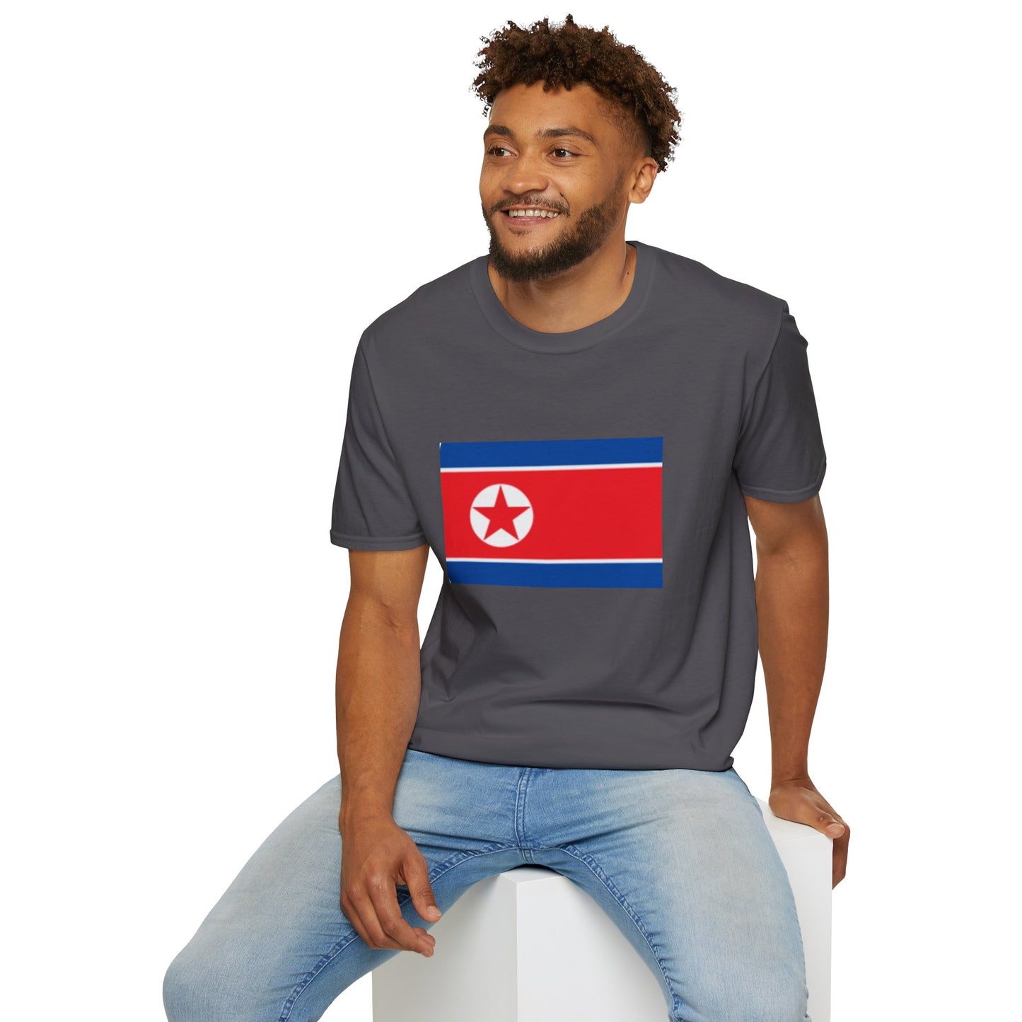 Unisex Softstyle T-Shirt -- North Korea