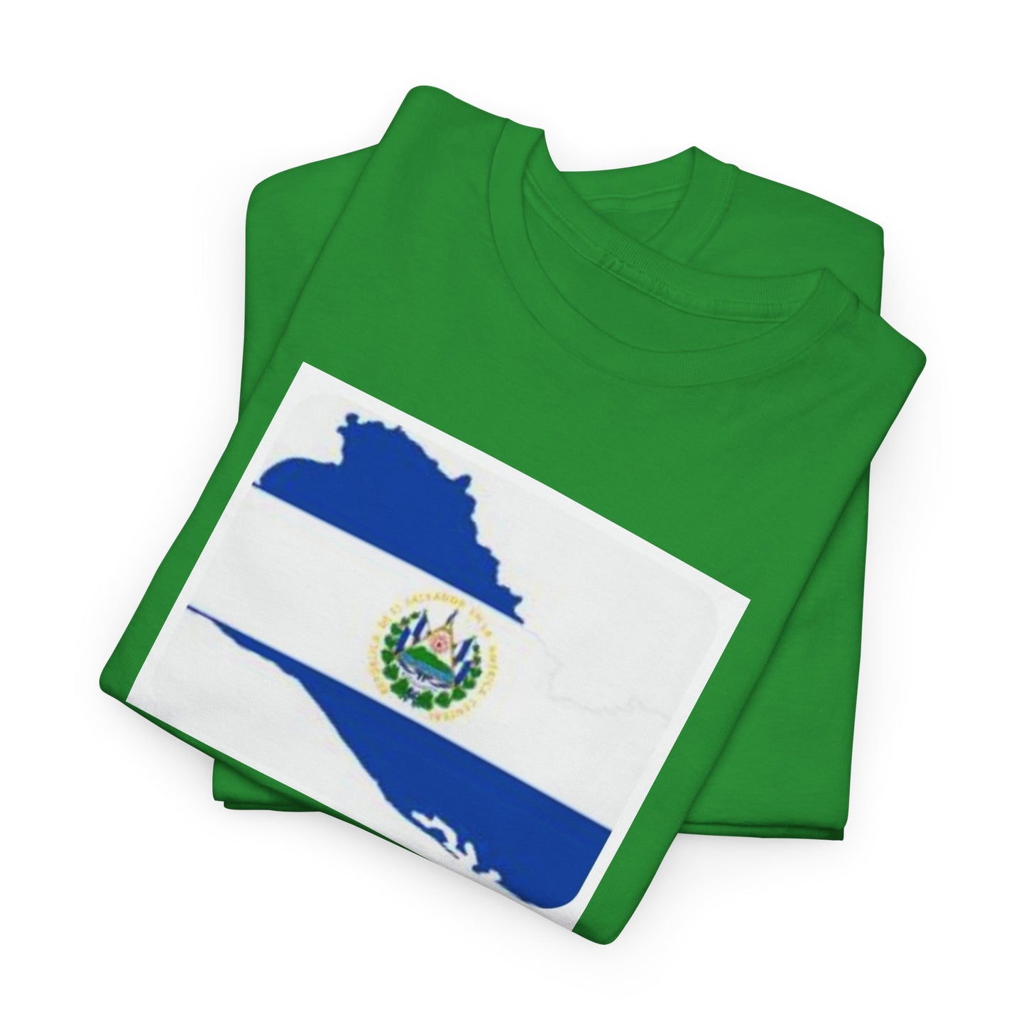 Unisex Heavy Cotton Tee -- el Salvador flag and map