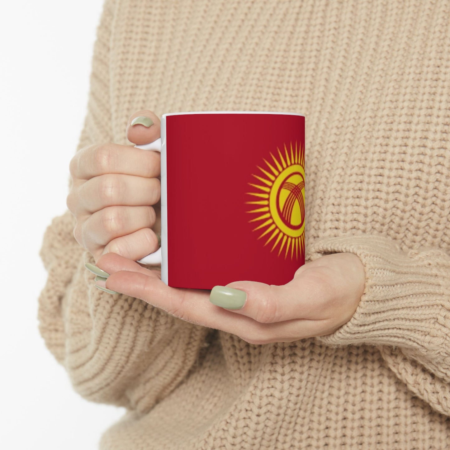 Ceramic Mug, 11oz -- Kyrgyzstan