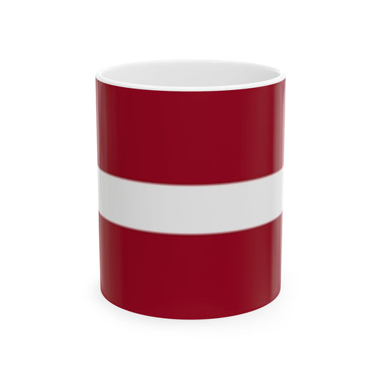 Ceramic Mug 11oz -- Latvia