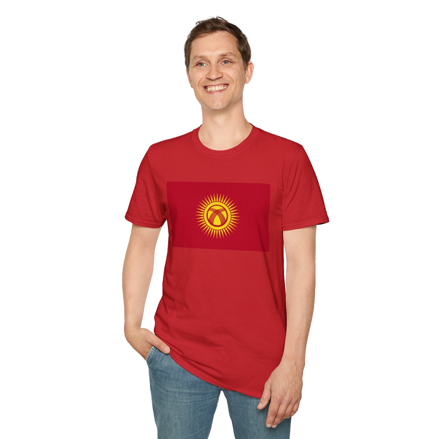 Unisex Softstyle T-Shirt -- Kyrgyzstan