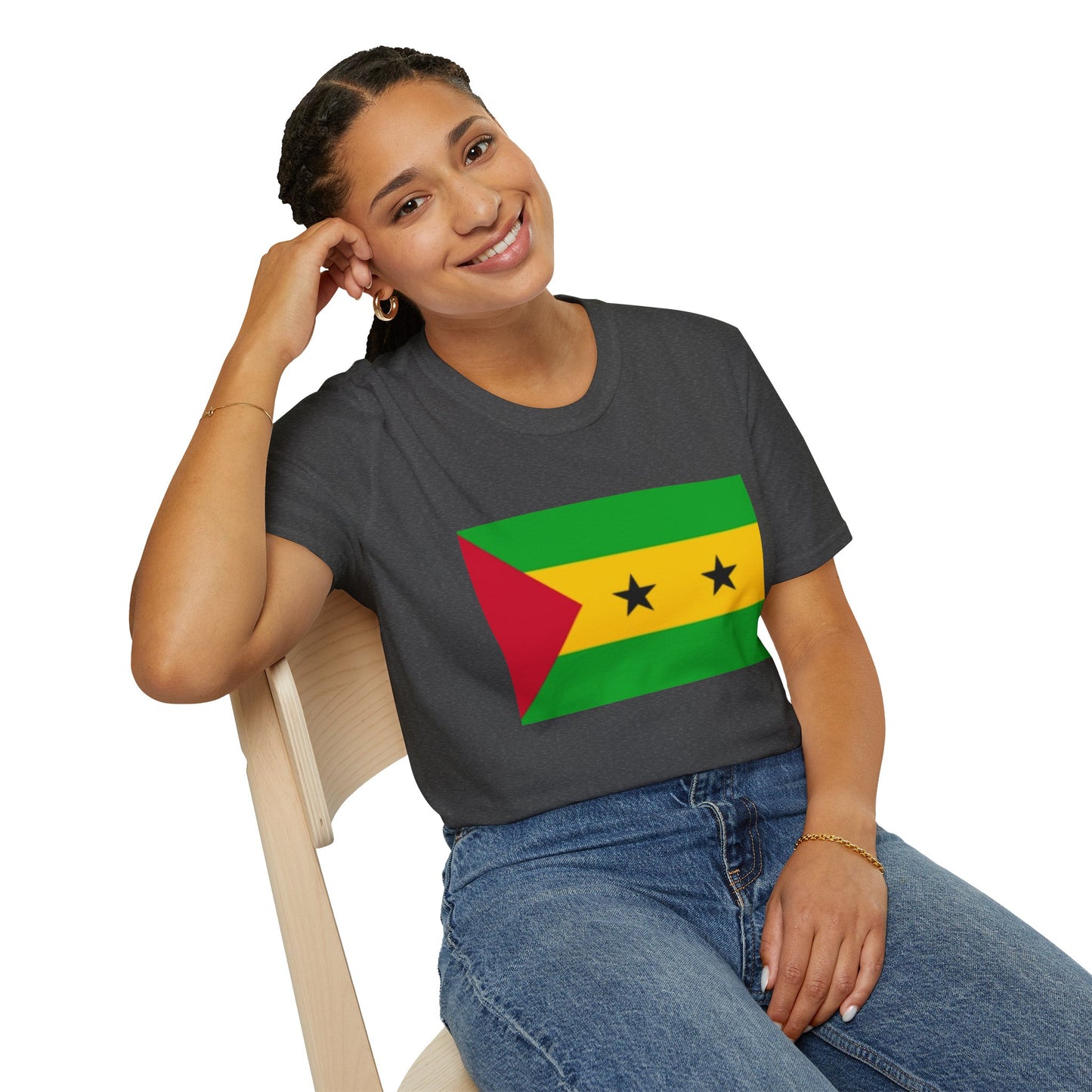 Unisex Softstyle T-Shirt -- Sao Tome and Principe