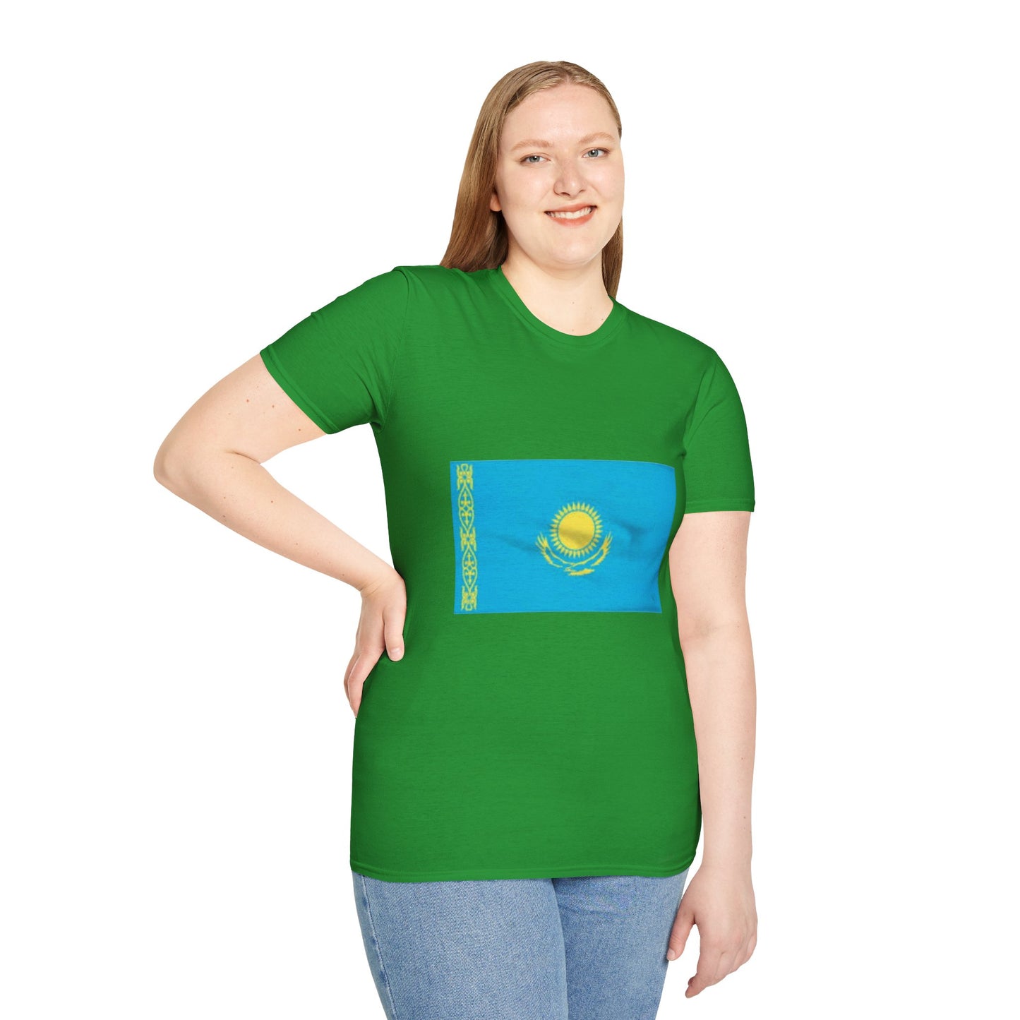 Unisex Softstyle T-Shirt -- Kazakhstan