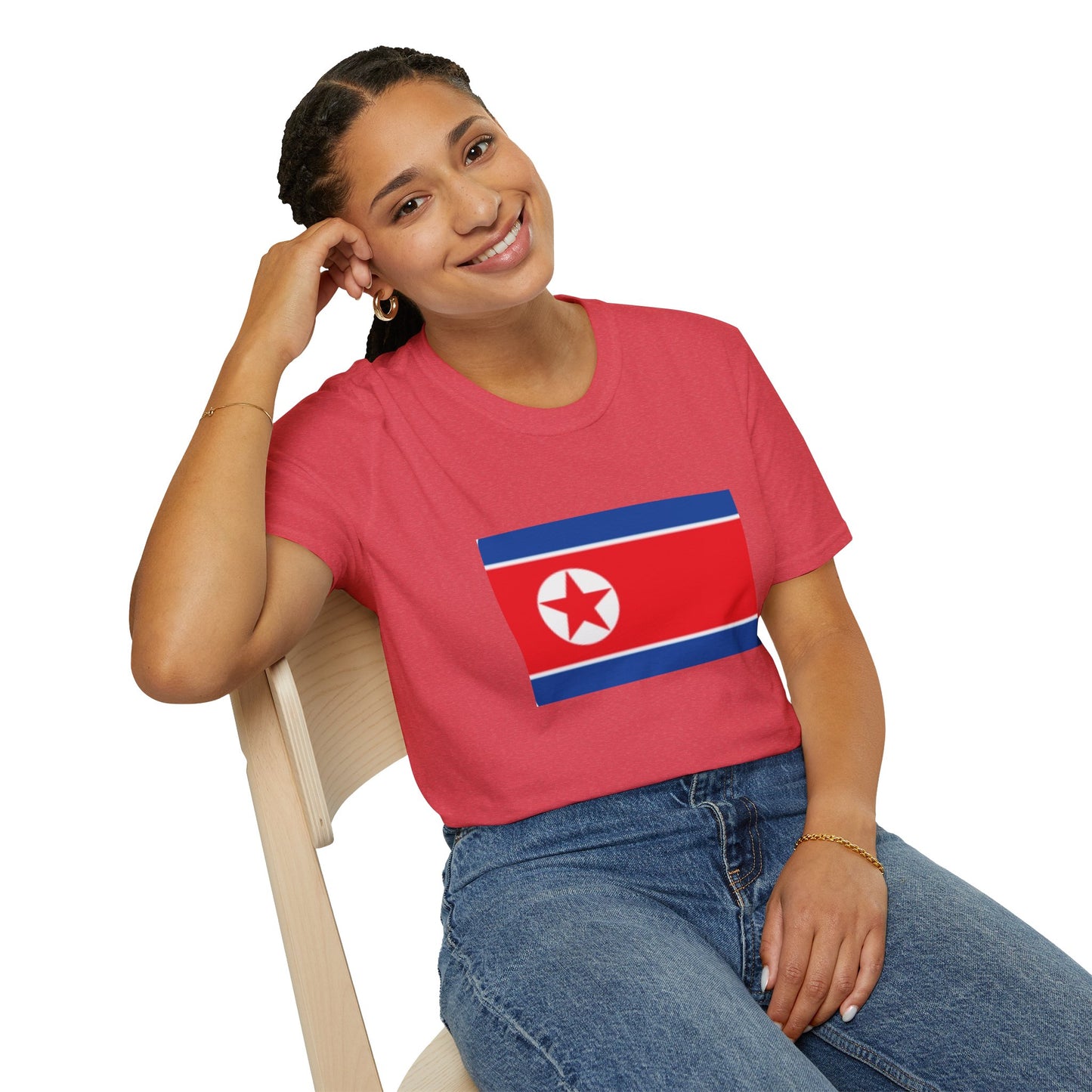 Unisex Softstyle T-Shirt -- North Korea