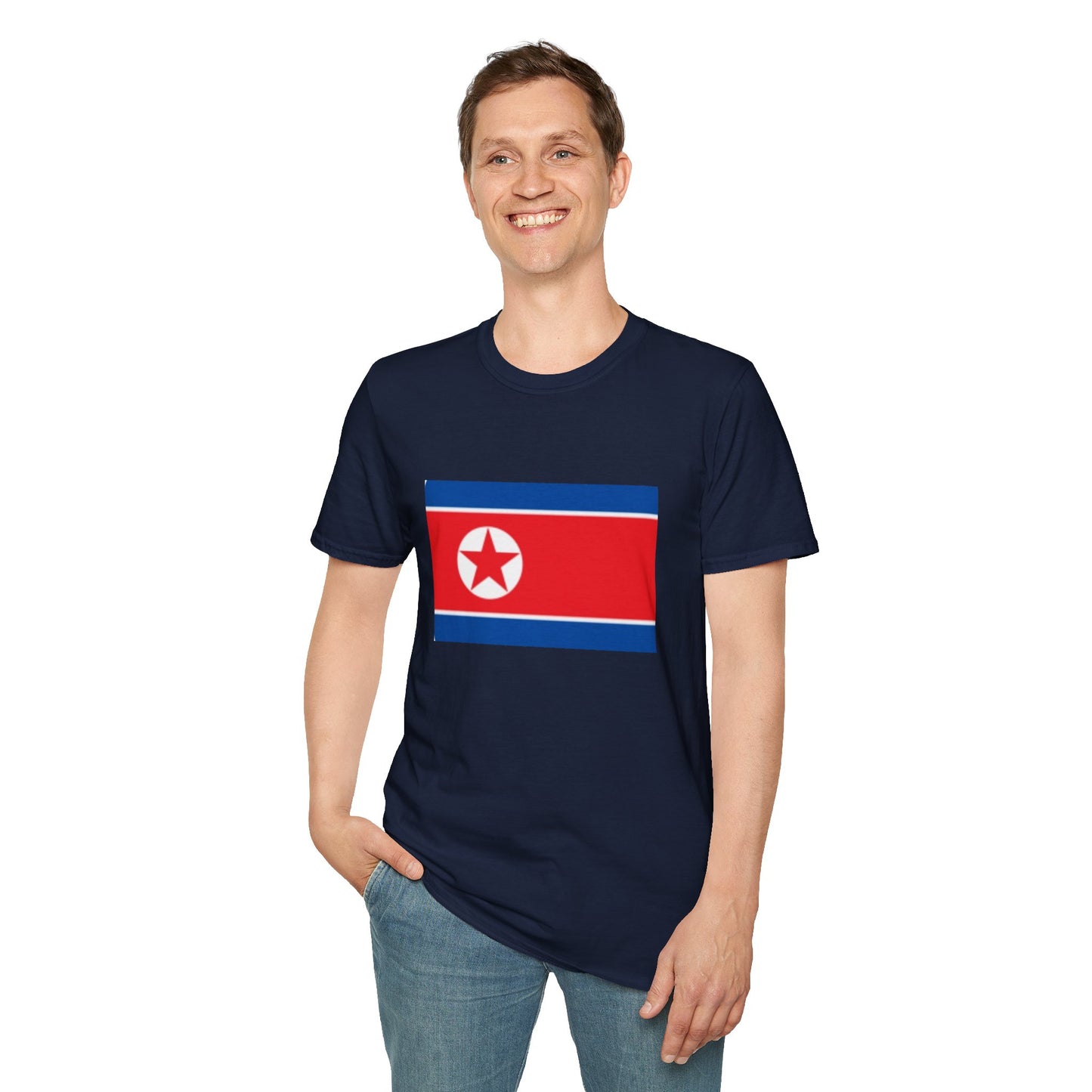 Unisex Softstyle T-Shirt -- North Korea