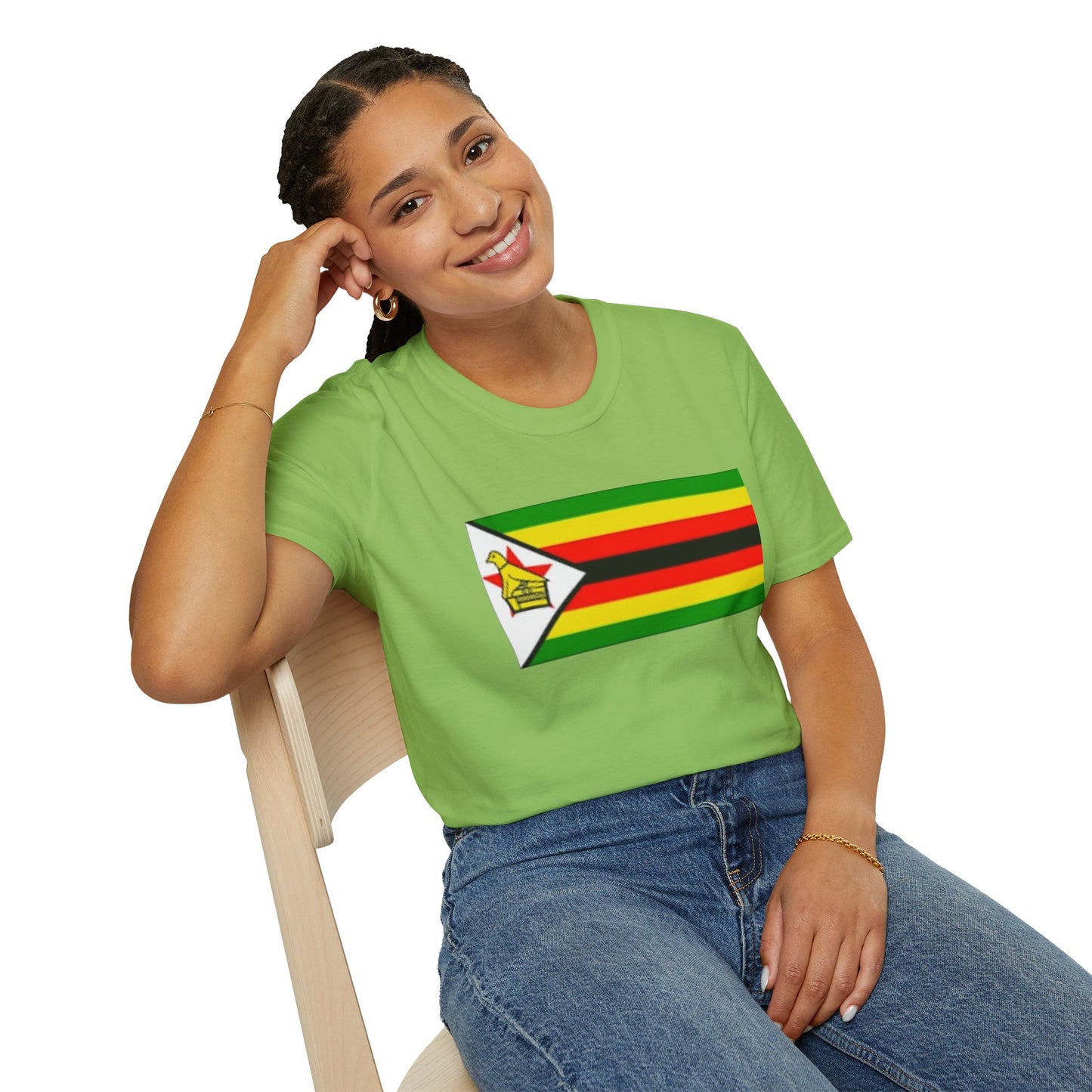 Unisex Softstyle T-Shirt -- Zimbabwe