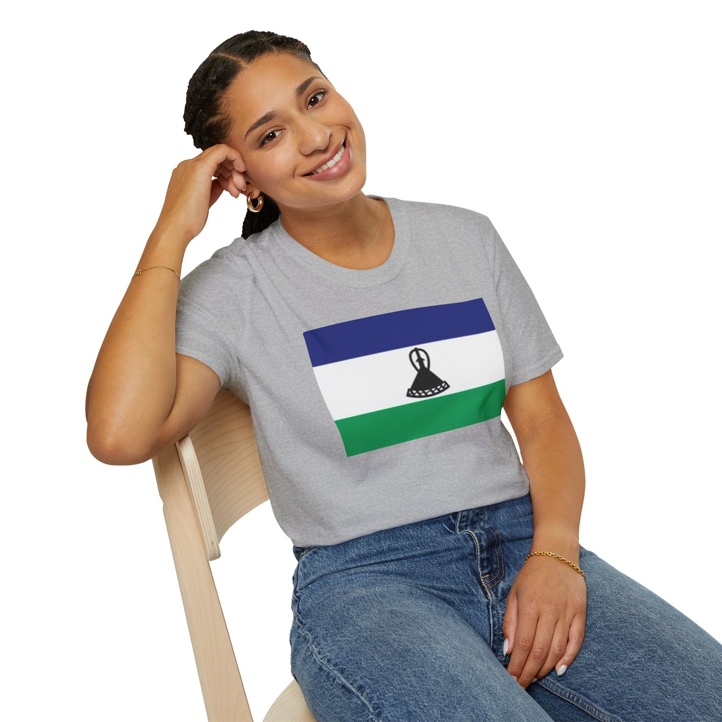 Unisex Softstyle T-Shirt -- Lesotho
