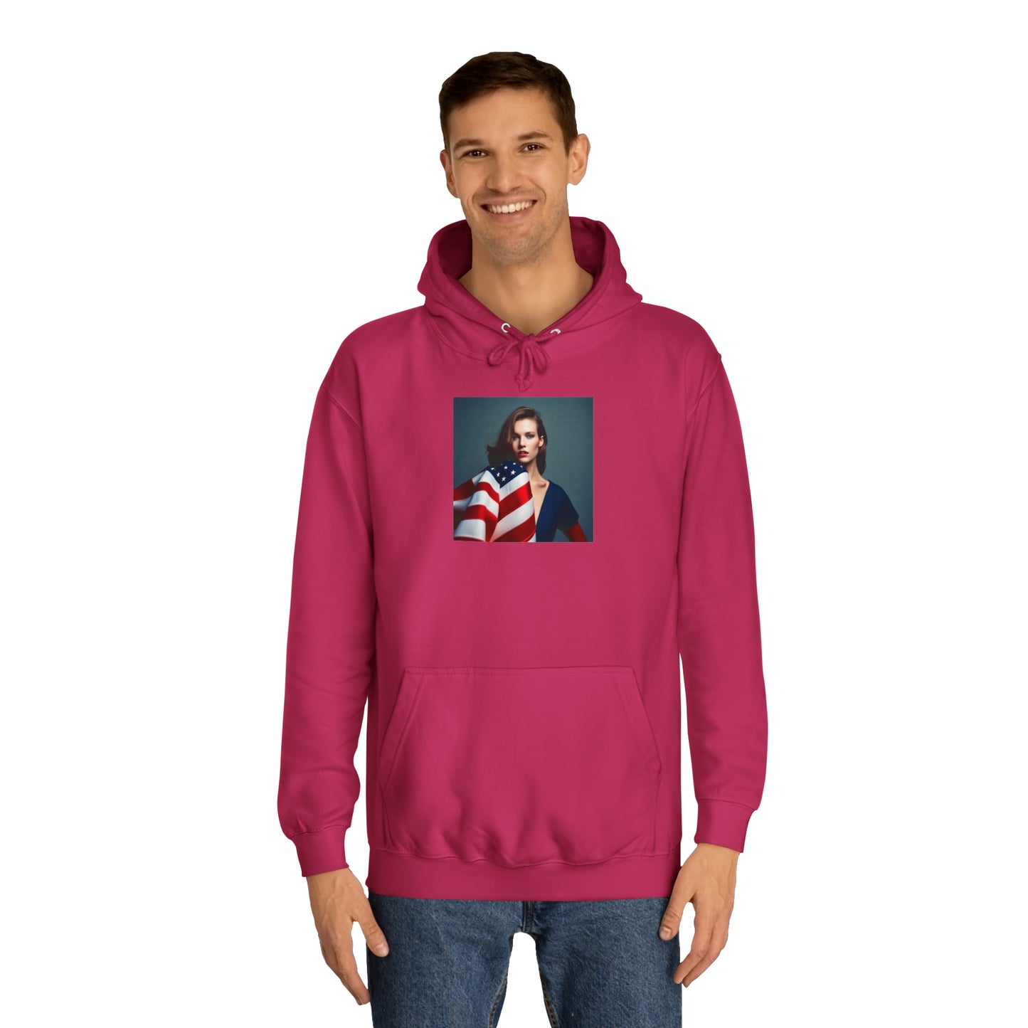 Unisex College Hoodie USA