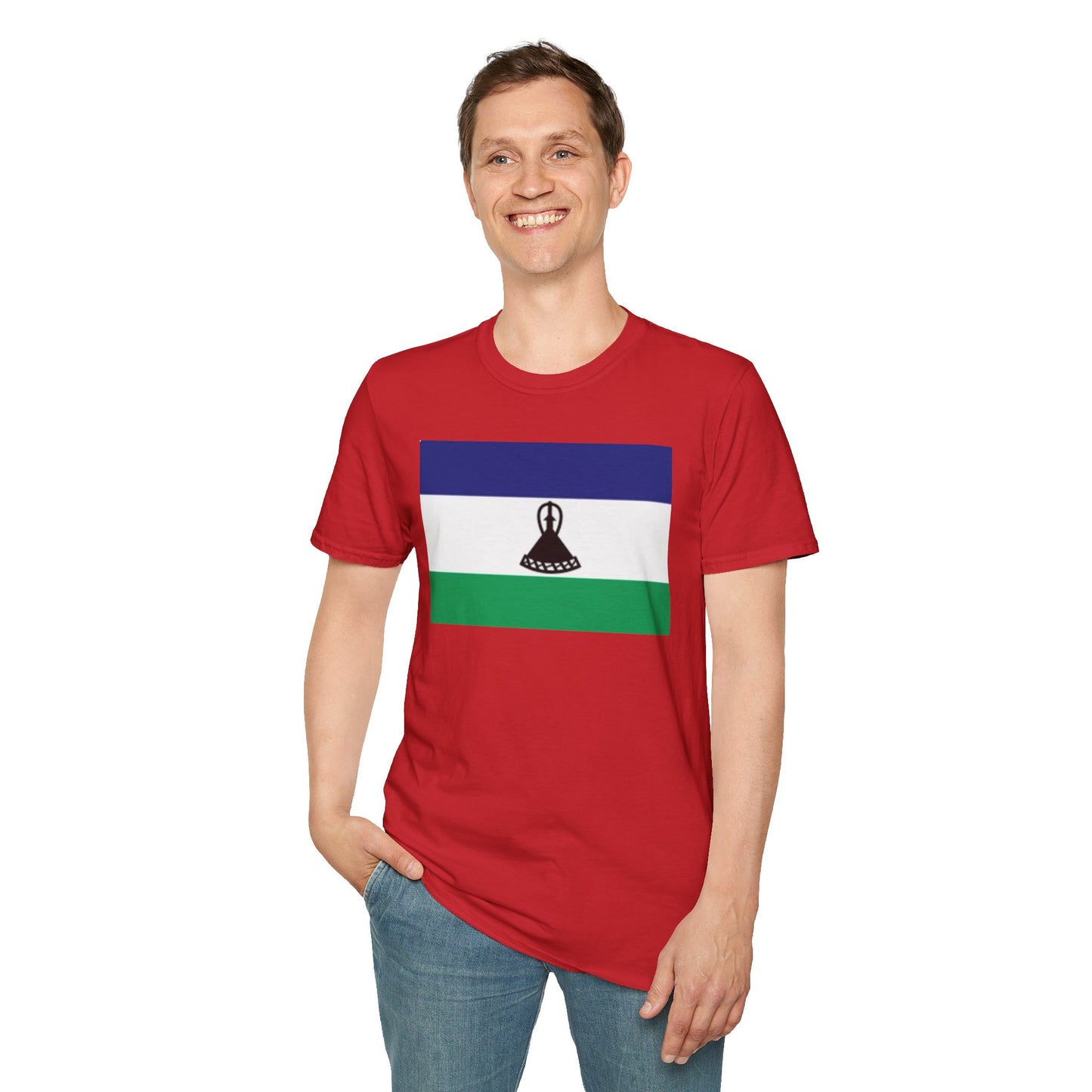 Unisex Softstyle T-Shirt -- Lesotho