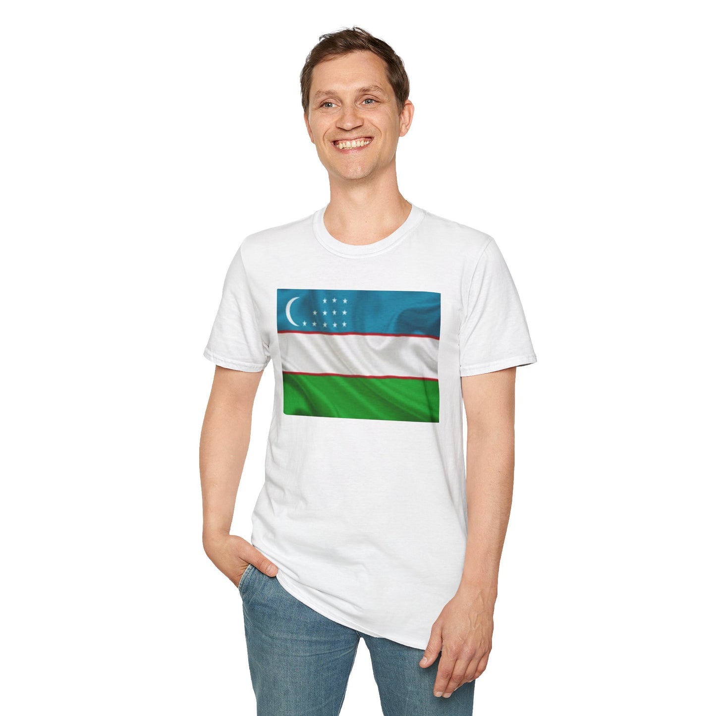Unisex Softstyle T-Shirt -- Uzbekistan