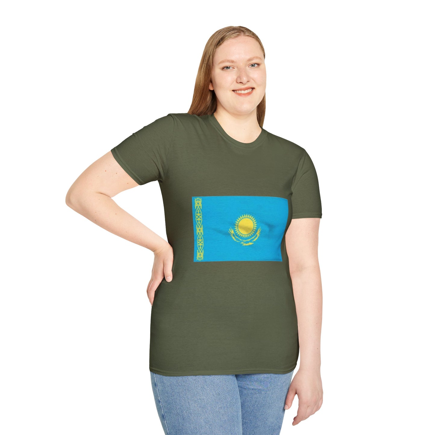 Unisex Softstyle T-Shirt -- Kazakhstan