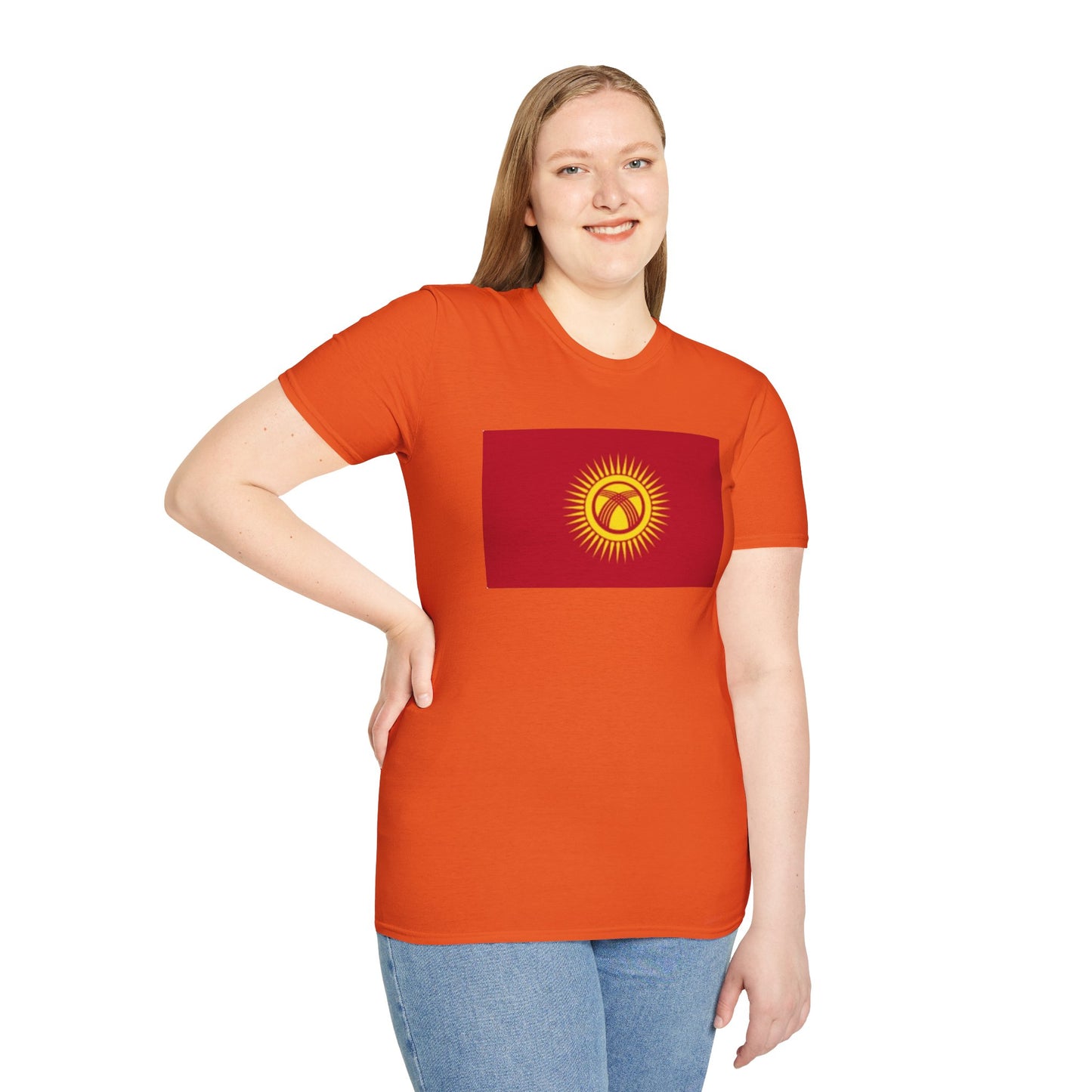 Unisex Softstyle T-Shirt -- Kyrgyzstan