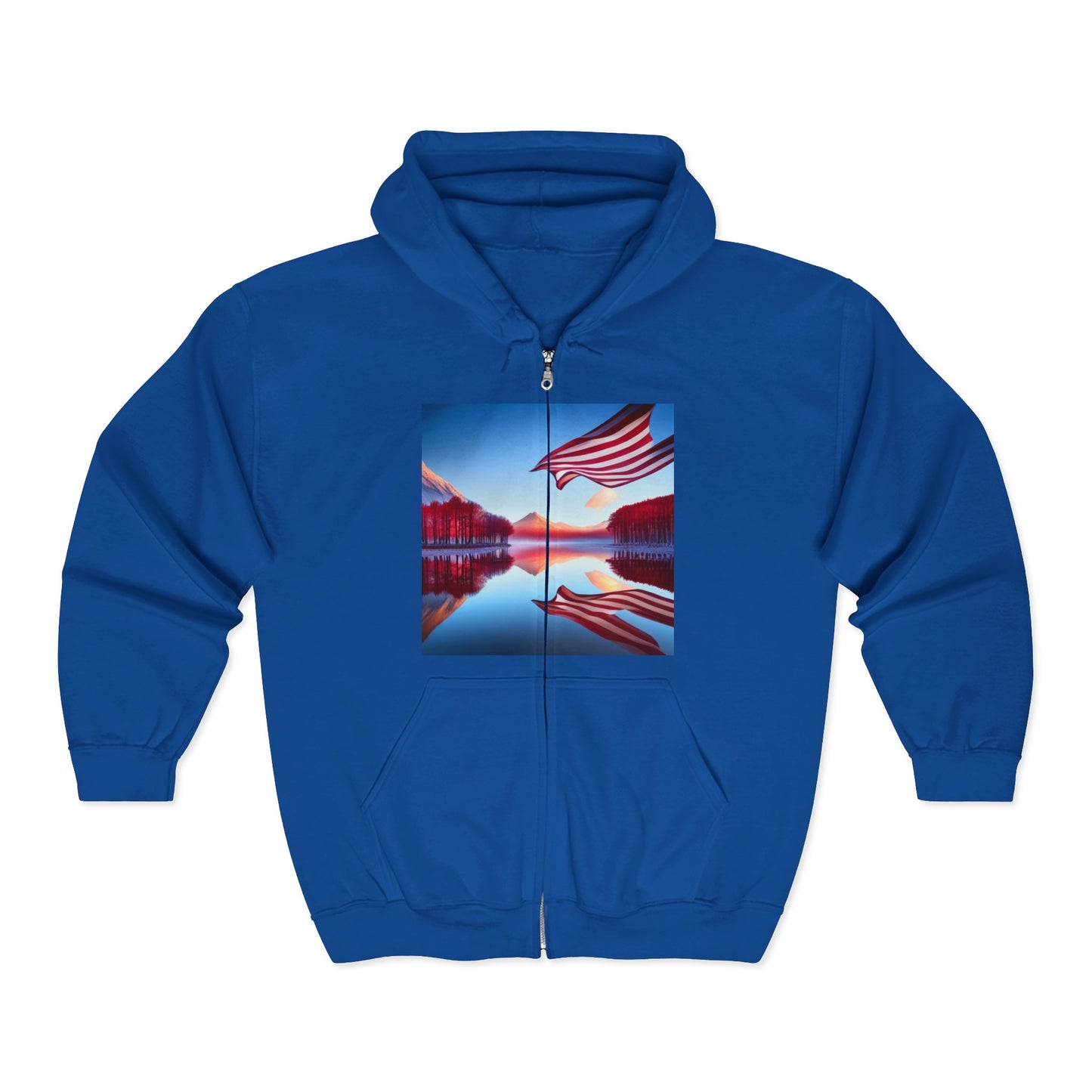 Unisex Heavy Blend™ Full Zip Hooded Sweatshirt ,-- USA