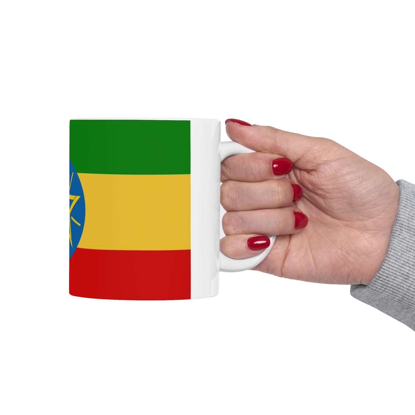 Ceramic Mug 11oz ZZ -- Ethiopian Federl Flag